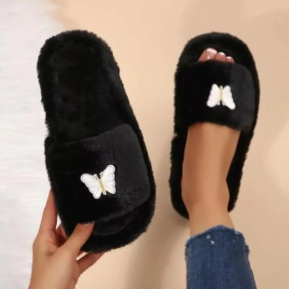 Butterfly Open Toe Slippers sold by Unique Kulture product image thumbnail 4