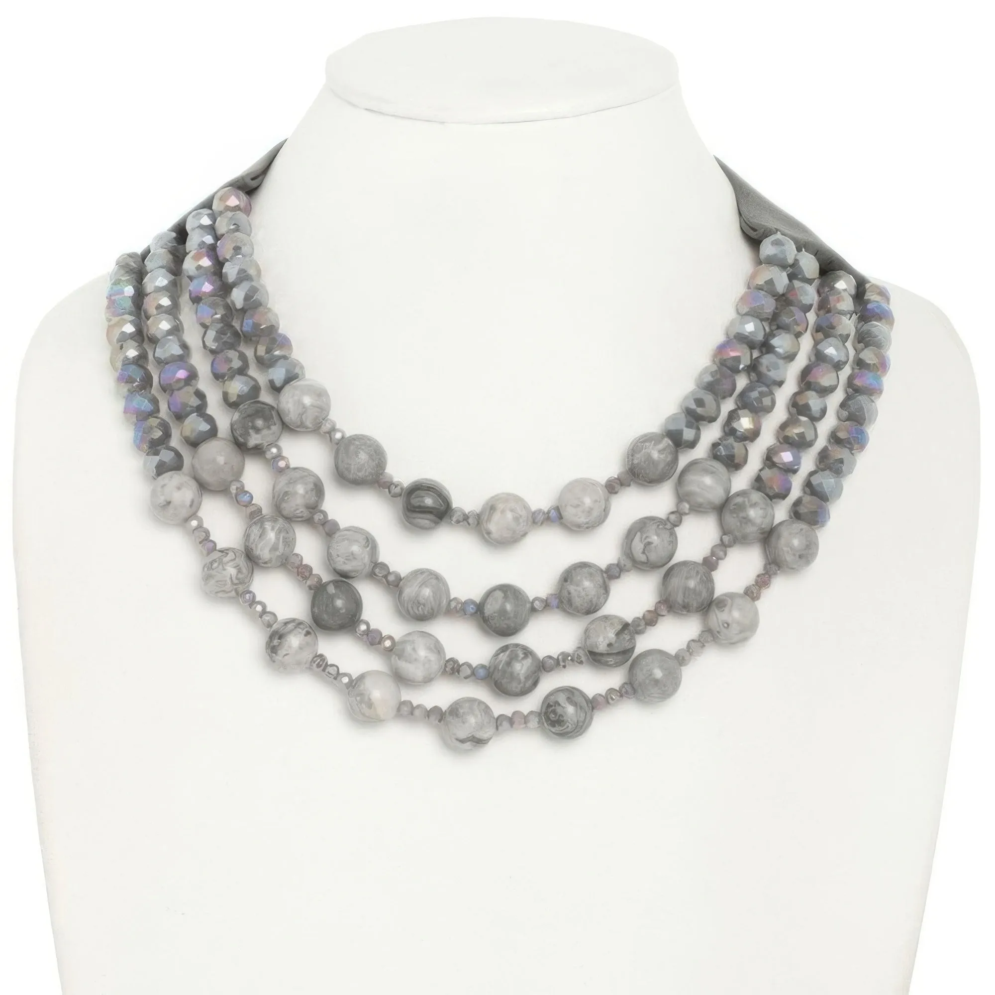 Multi-strand Wood Bead Necklace sold by Unique Kulture product image thumbnail 2