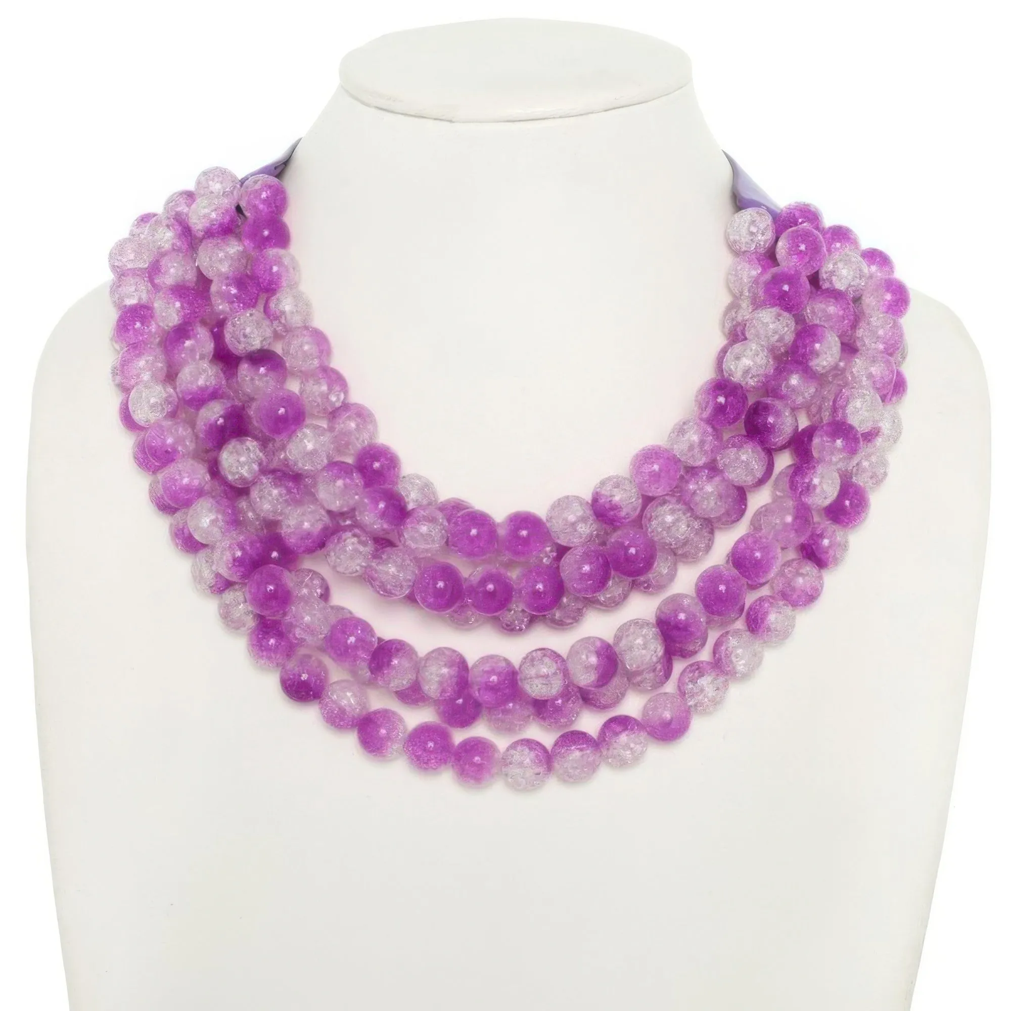 Multi-strand Marble Bead Necklace sold by Unique Kulture product image thumbnail 2