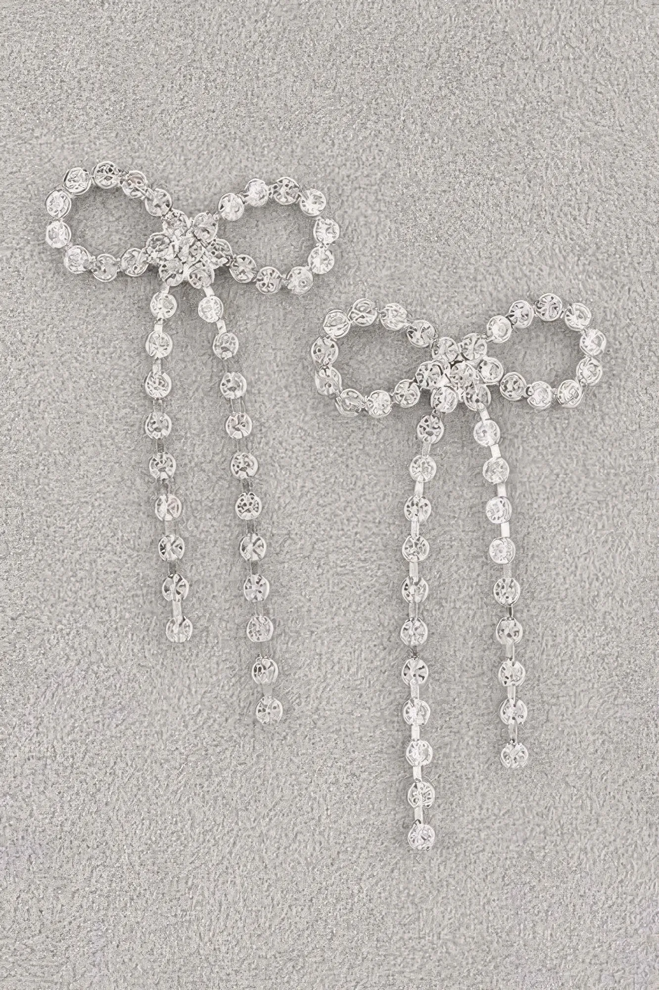 Rhinestone Ribbon Earring sold by Unique Kulture product image thumbnail 2