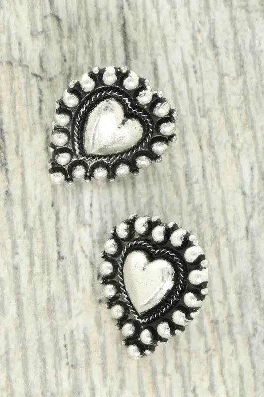 Western Small Heart Bubble Earring sold by Unique Kulture