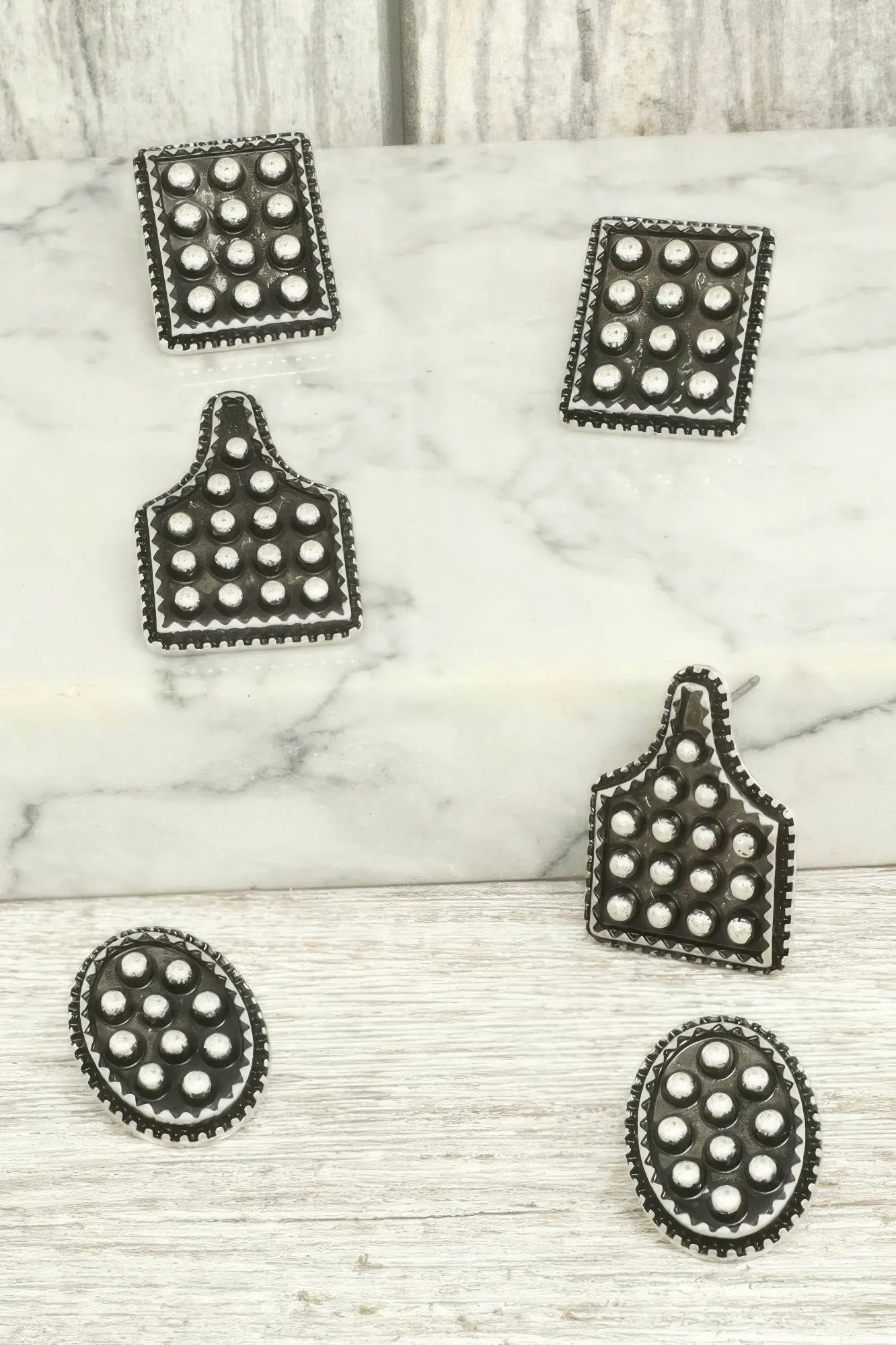 Western Theme Assorted 3 Pair Earring Set sold by Unique Kulture