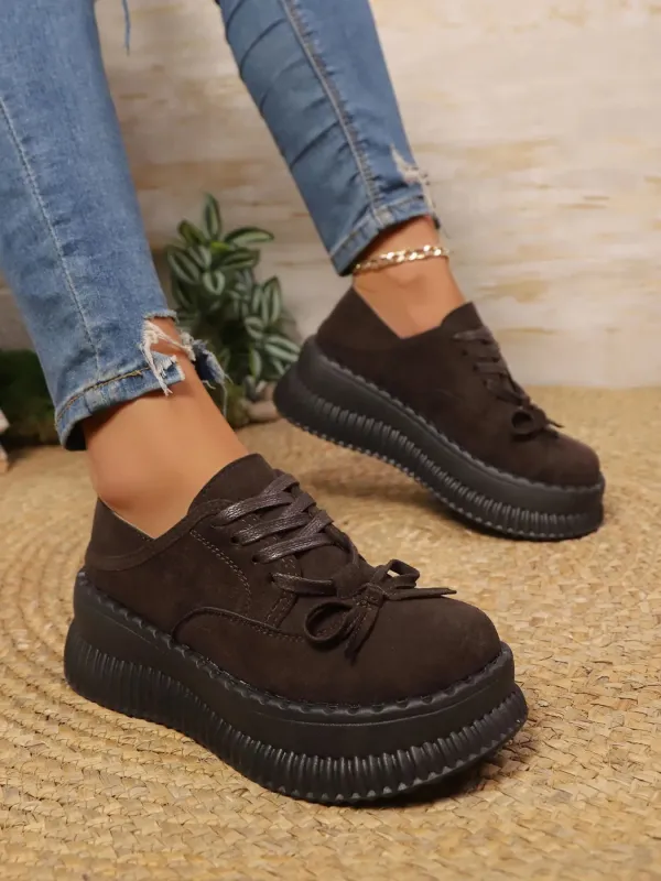 Lace  Up Platform Loafers sold by Unique Kulture