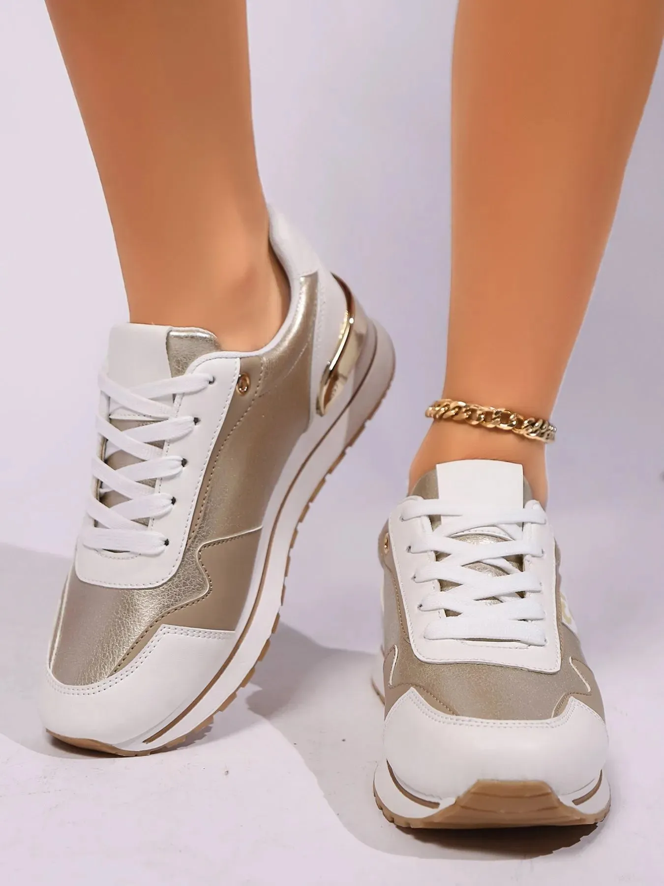 Multi-Color Leopard Lace Up Sneakers sold by Unique Kulture product image thumbnail 5