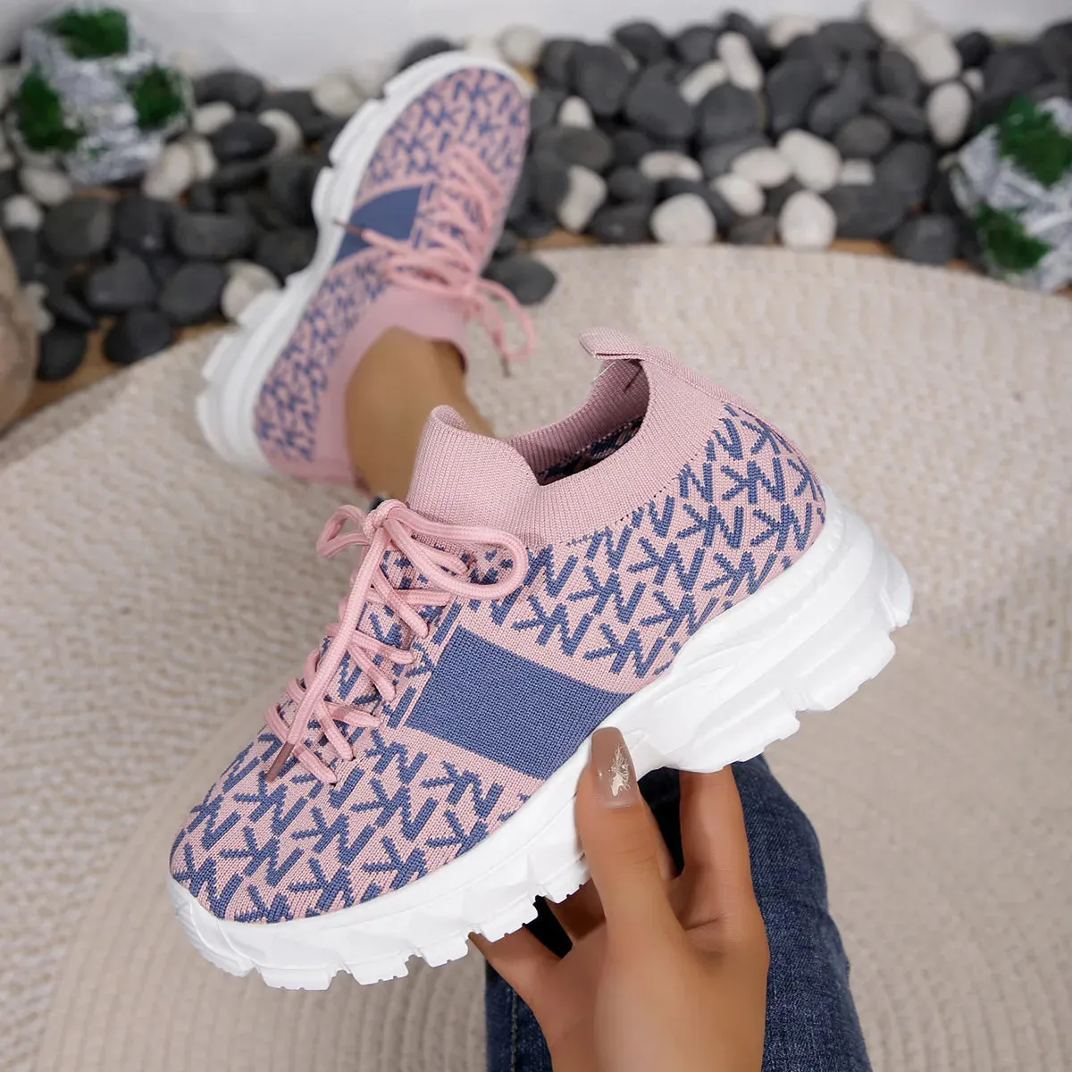 Lace Up Platform Sneakers sold by Unique Kulture product image thumbnail 3