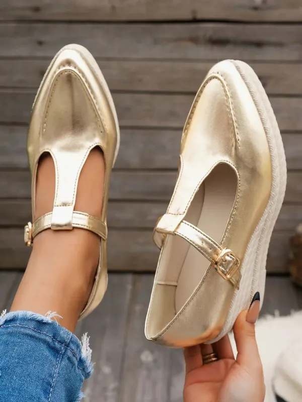 Point Toe Wedge Loafers sold by Unique Kulture