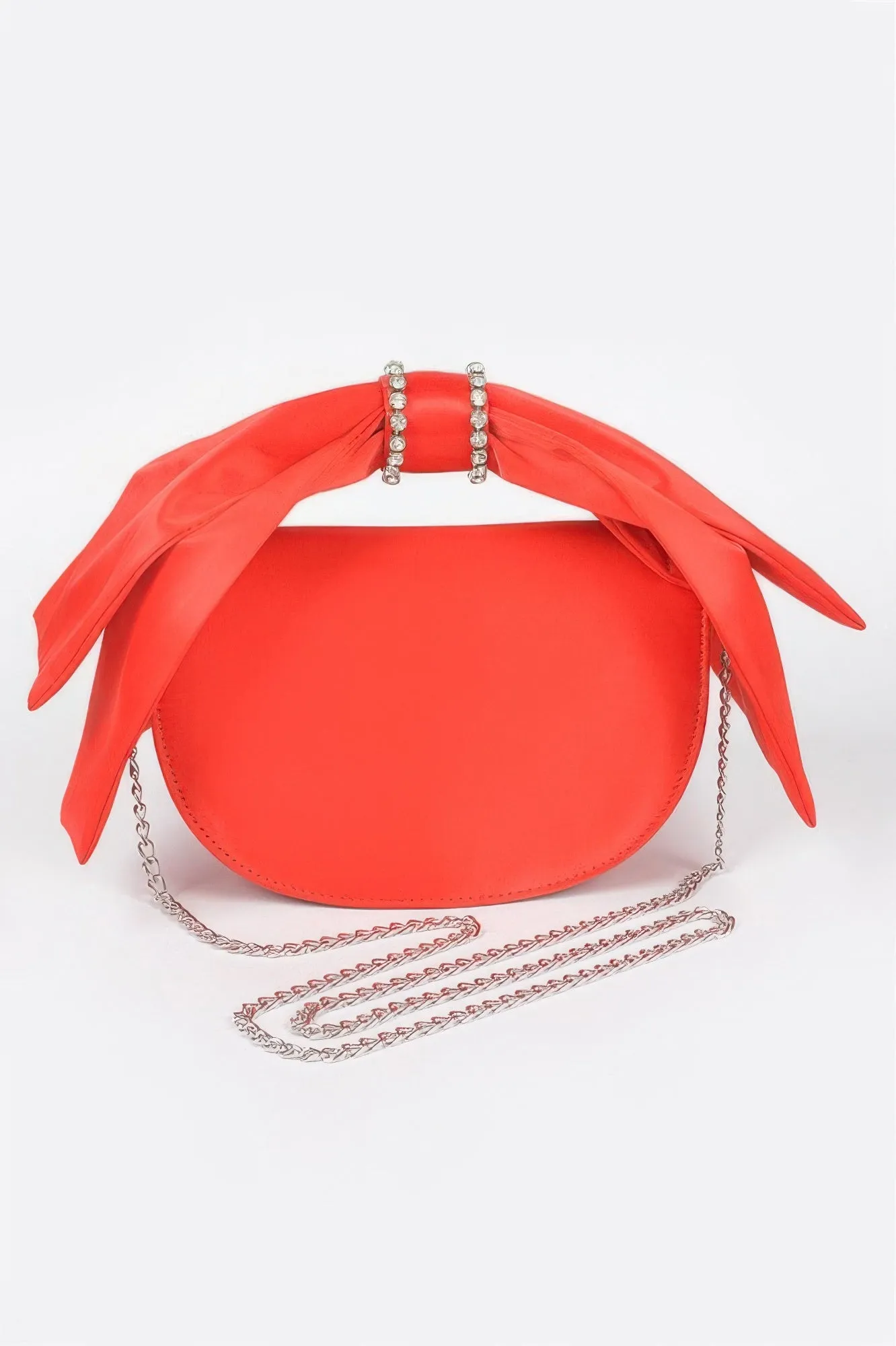 Oversized Bow Handle Satin Crossbody Bag sold by Unique Kulture product image thumbnail 5