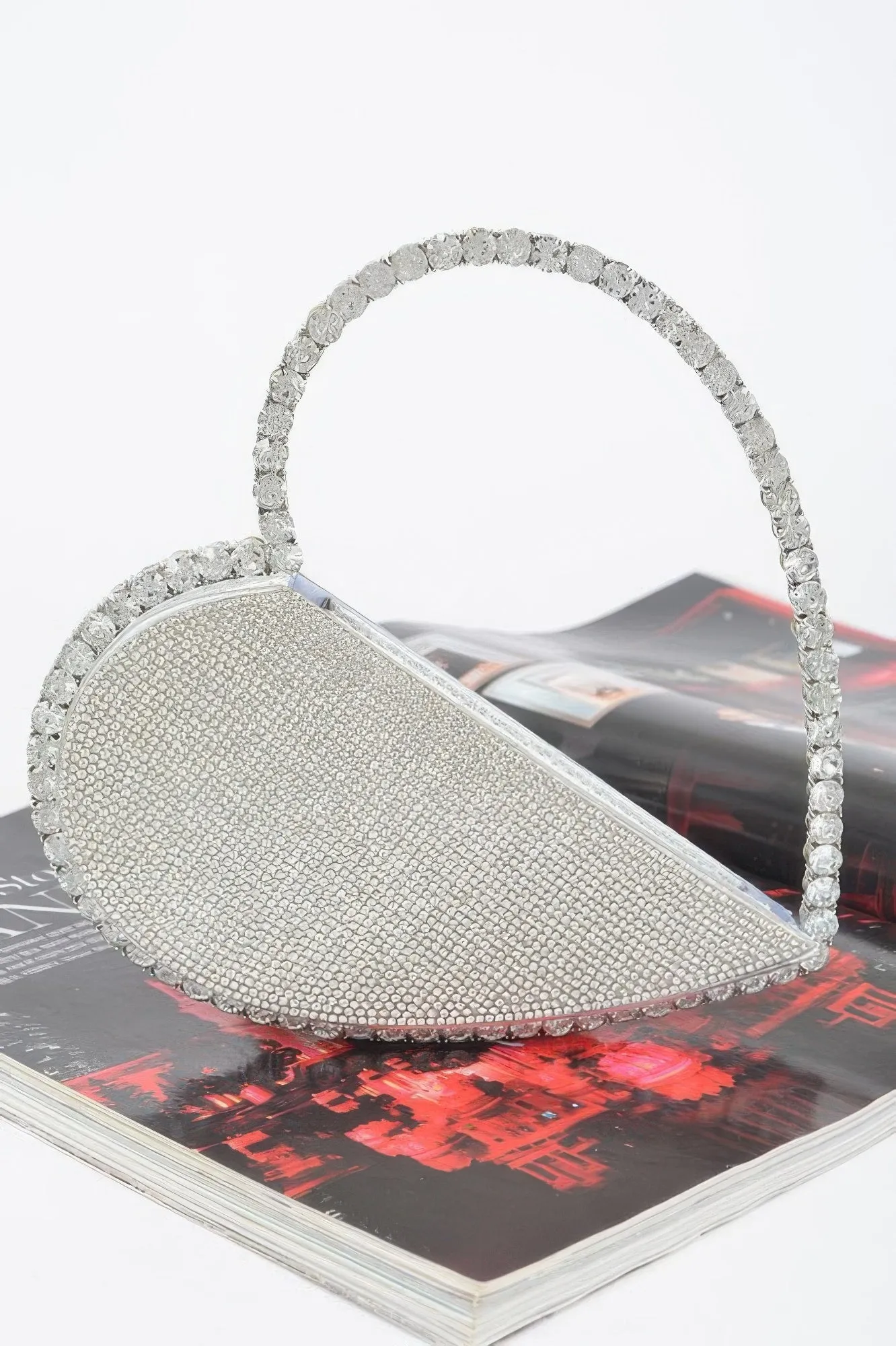 Heart Shape Rhinestone Bag sold by Unique Kulture