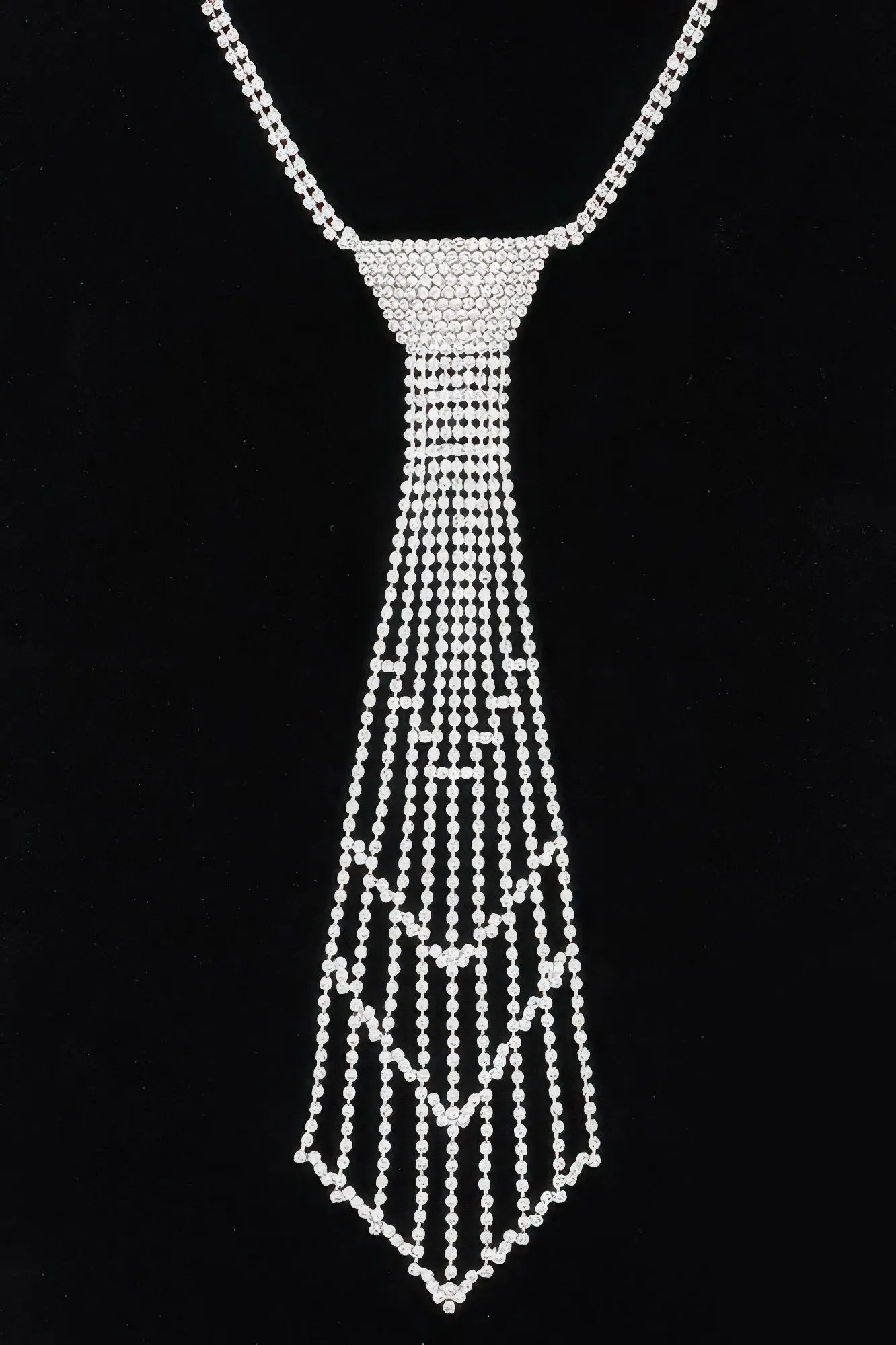 Rhinestone Necktie Necklace sold by Unique Kulture product image thumbnail 2