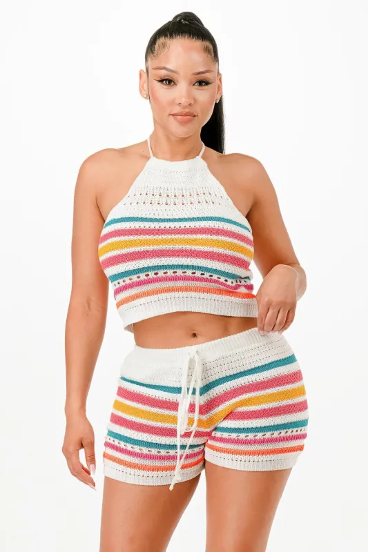 Crochet Short Set sold by Unique Kulture