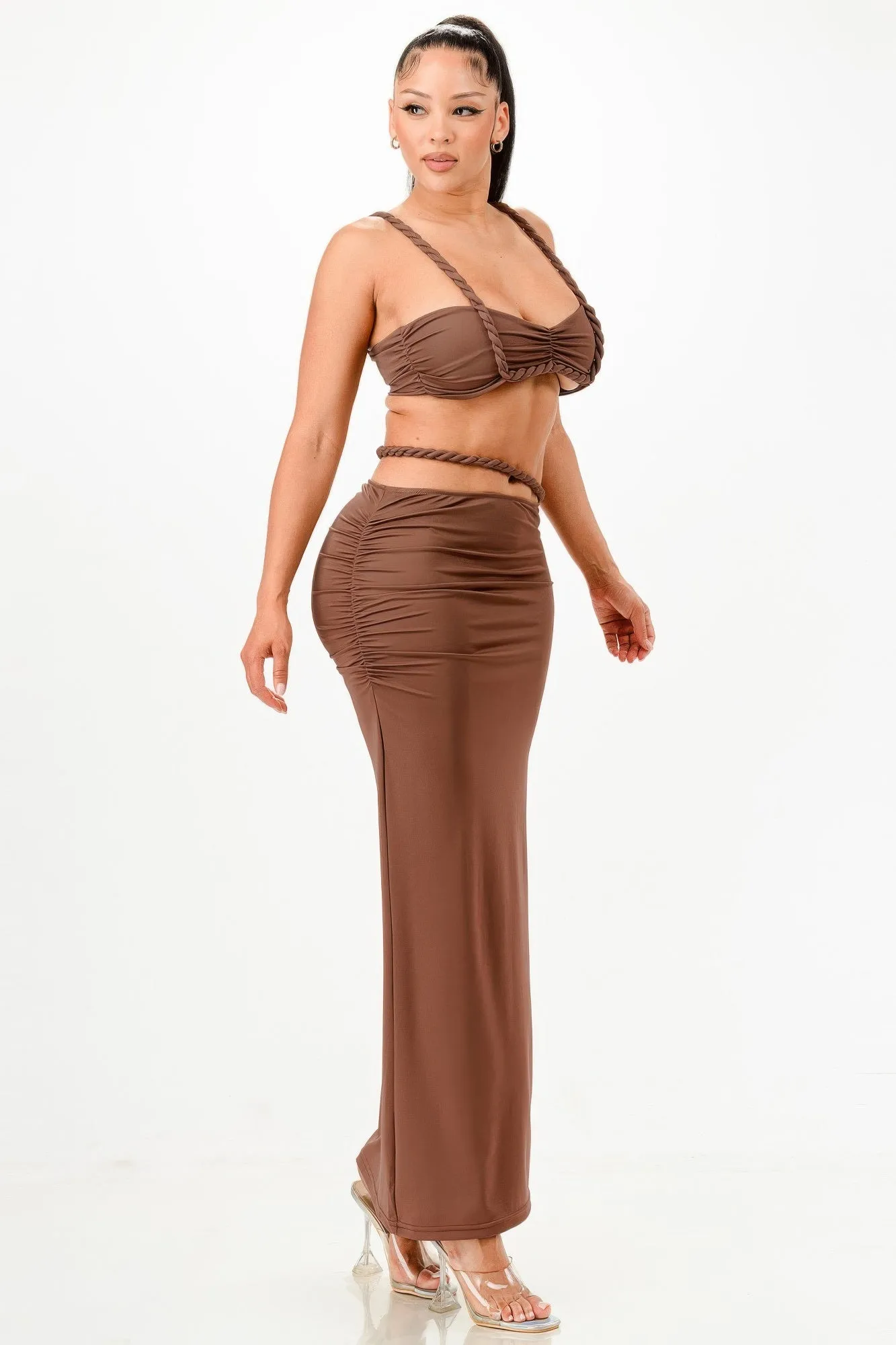 Cord Top And Skirt Set sold by Unique Kulture product image thumbnail 2