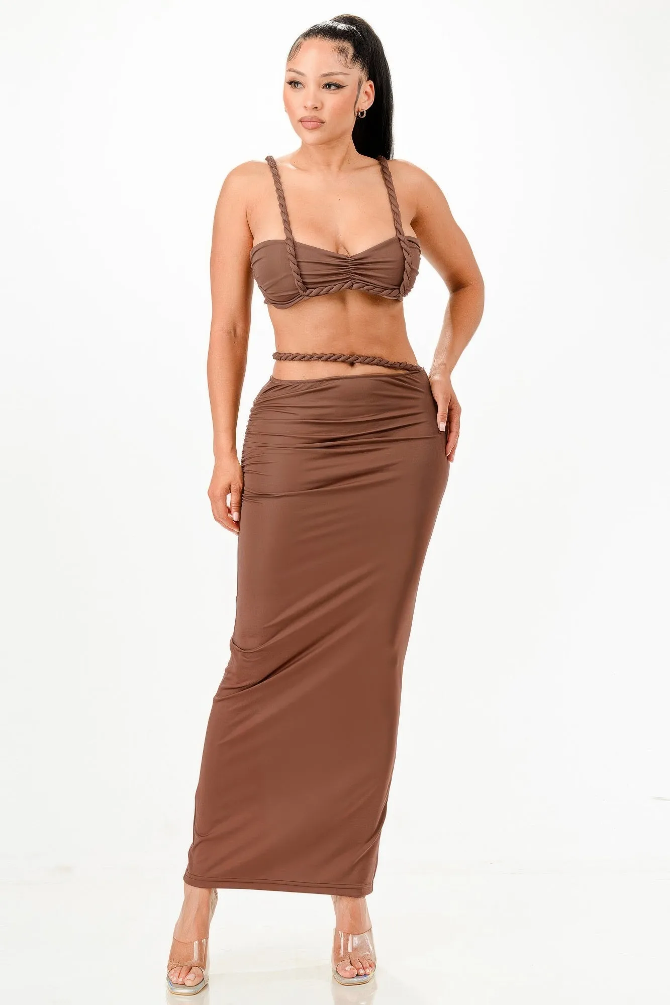 Cord Top And Skirt Set sold by Unique Kulture