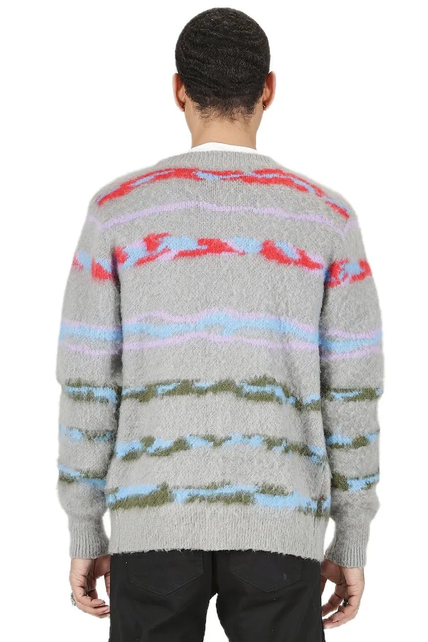 DOUGAL Men's premium sweater cardigan with embroidery & patches sold by Unique Kulture product image thumbnail 2