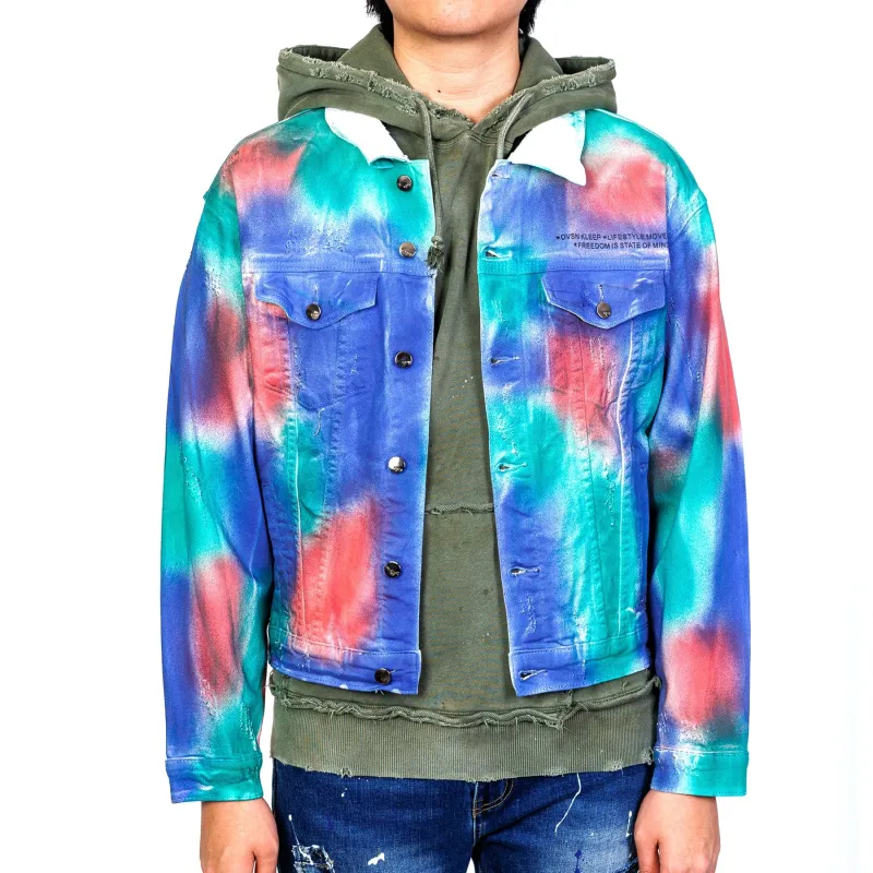 Capulet premium washed denim jacket made by Unique Kulture