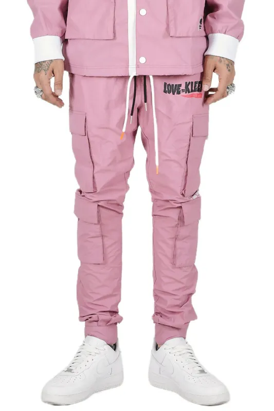 Canon Men's premium crispy nylon cargo jogger pants made by Unique Kulture