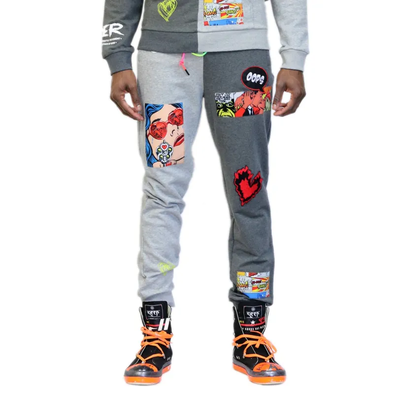 Bertie Split jogger long pants made by Unique Kulture