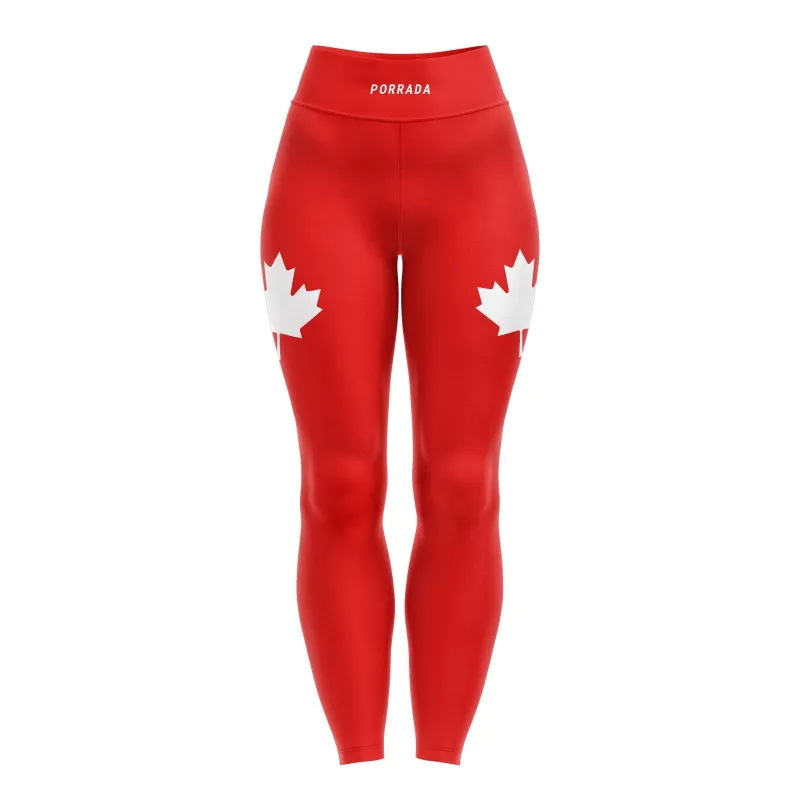 CANADA FLAG WOMEN LEGGINGS sold by Unique Kulture