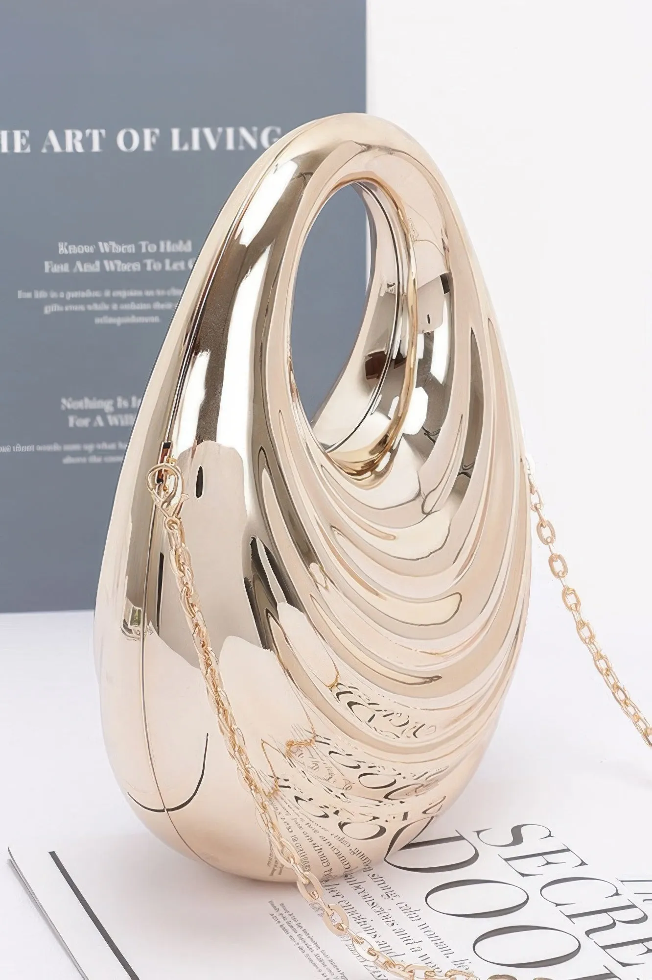 Metallic Acrylic Bag sold by Unique Kulture product image thumbnail 2