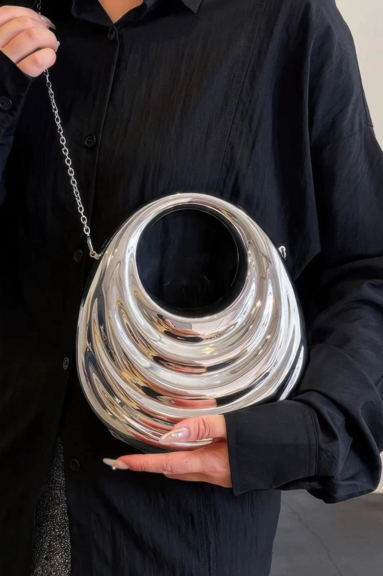 Metallic Acrylic Bag sold by Unique Kulture product image thumbnail 5