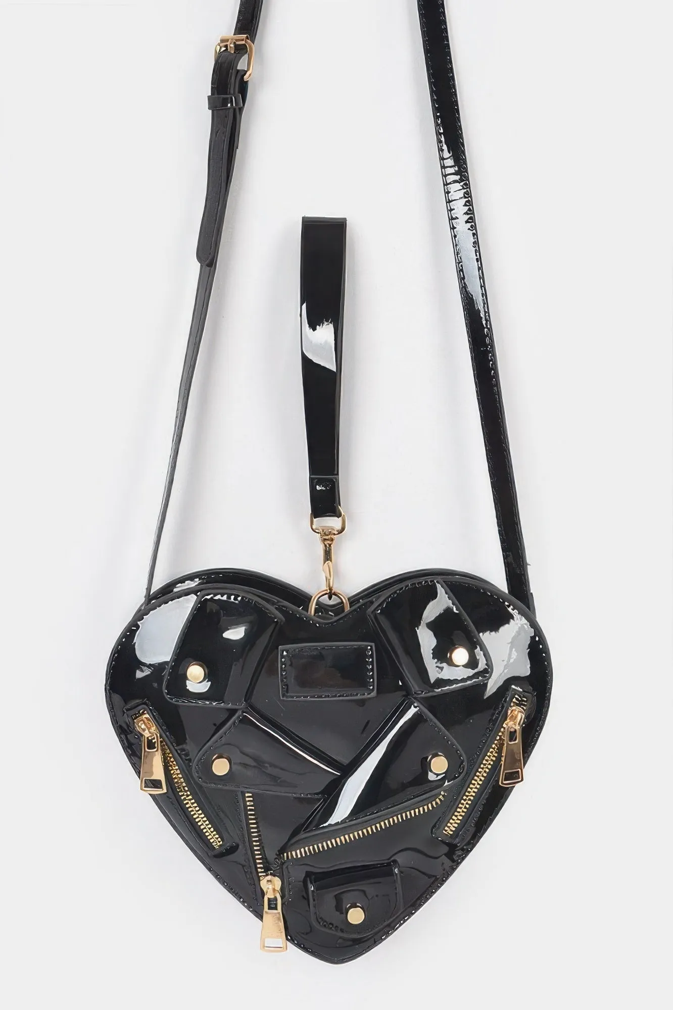 Heart Shape Jacket Crossbody Bag sold by Unique Kulture