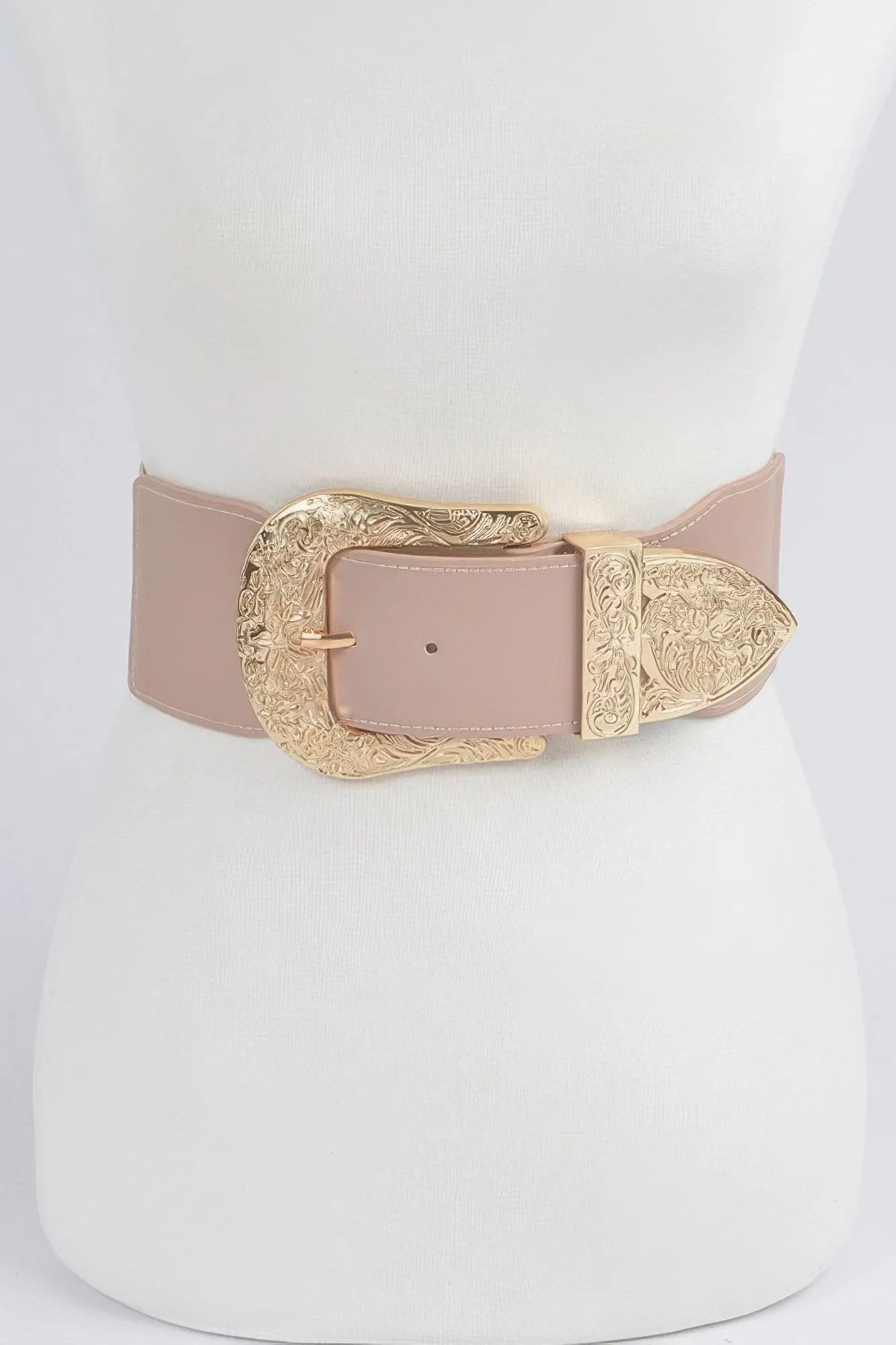 Wide Multi Metal Elastic Belt sold by Unique Kulture product image thumbnail 2