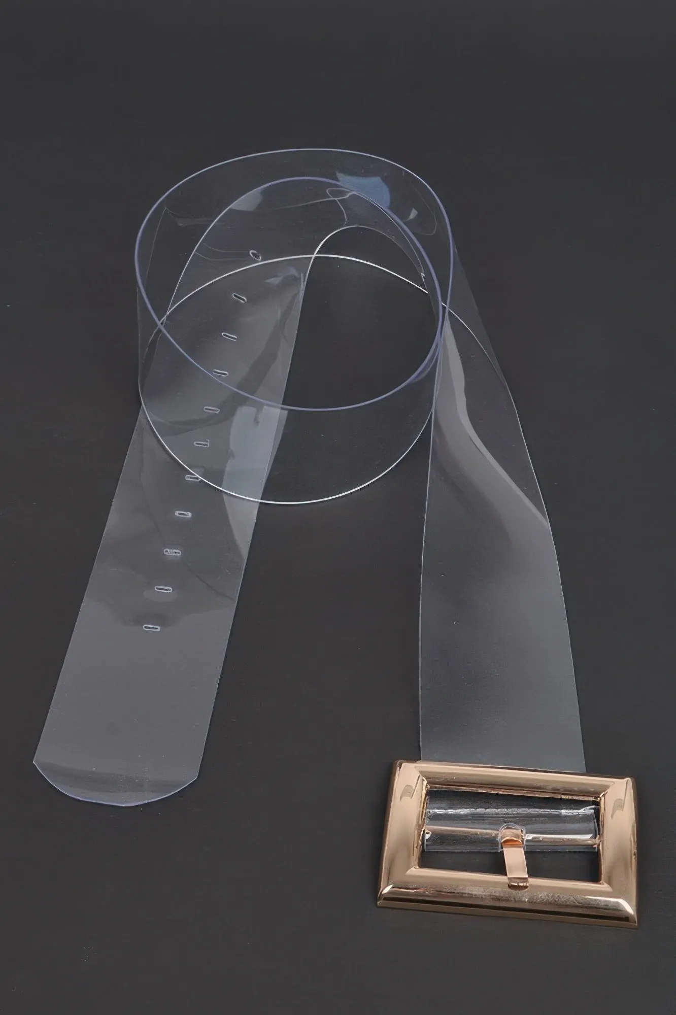 Oversized Transparent Pvc Belt sold by Unique Kulture product image thumbnail 4
