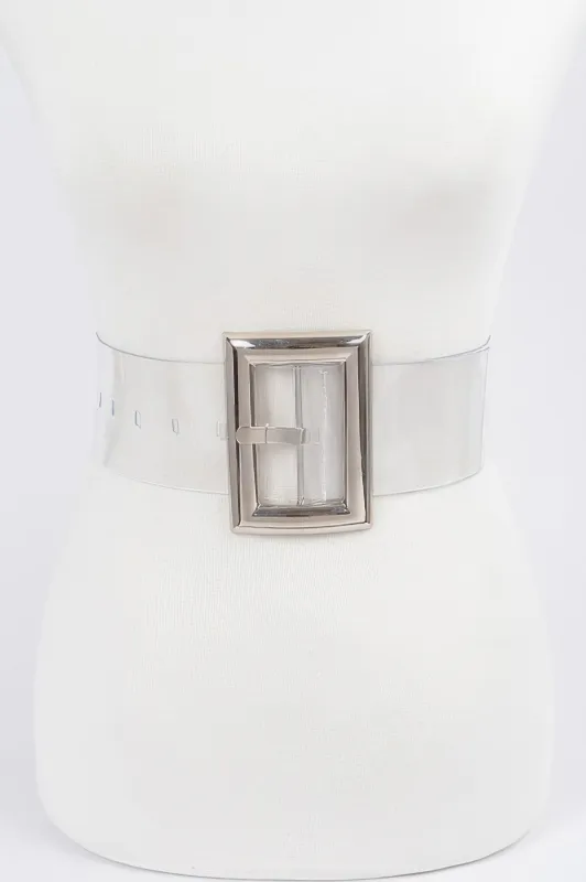 Oversized Transparent Pvc Belt sold by Unique Kulture