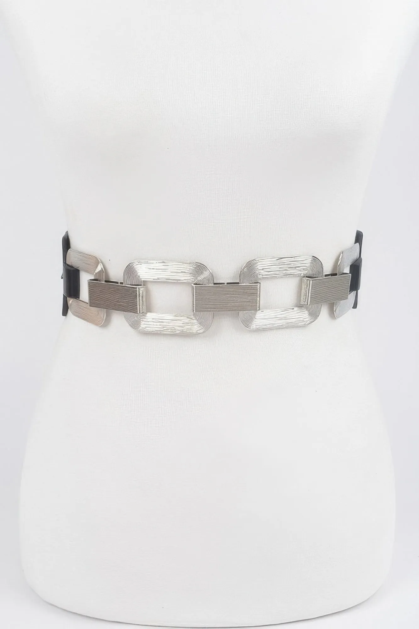 Faux Leather Multi Metal Buckle Plus Size Belt sold by Unique Kulture