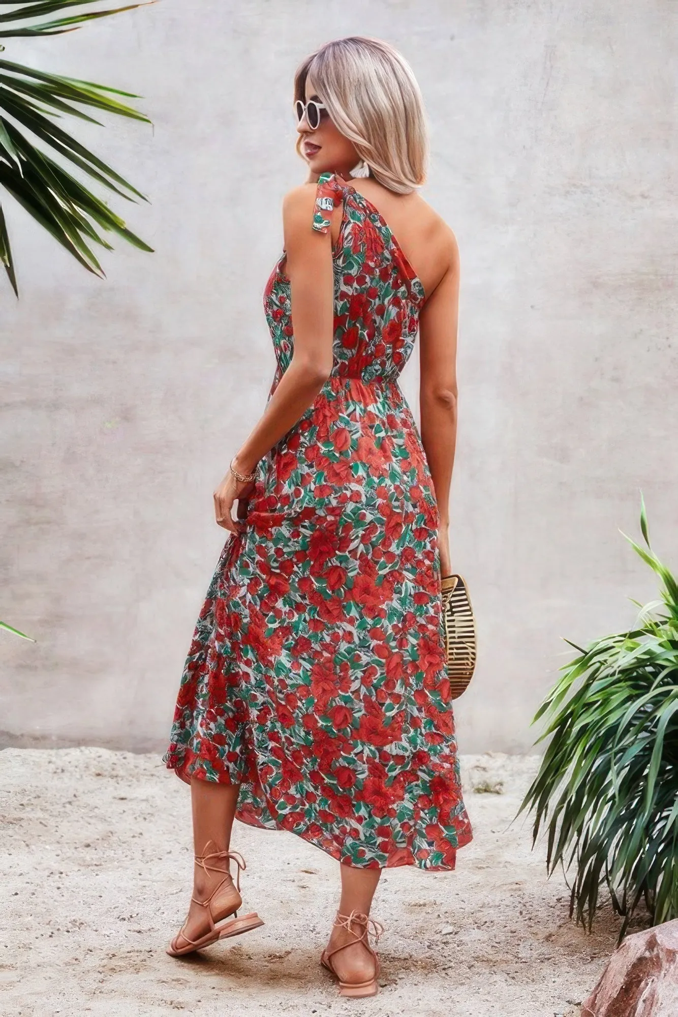 One Shoulder Sleeveless Maxi Dress sold by Unique Kulture product image thumbnail 4