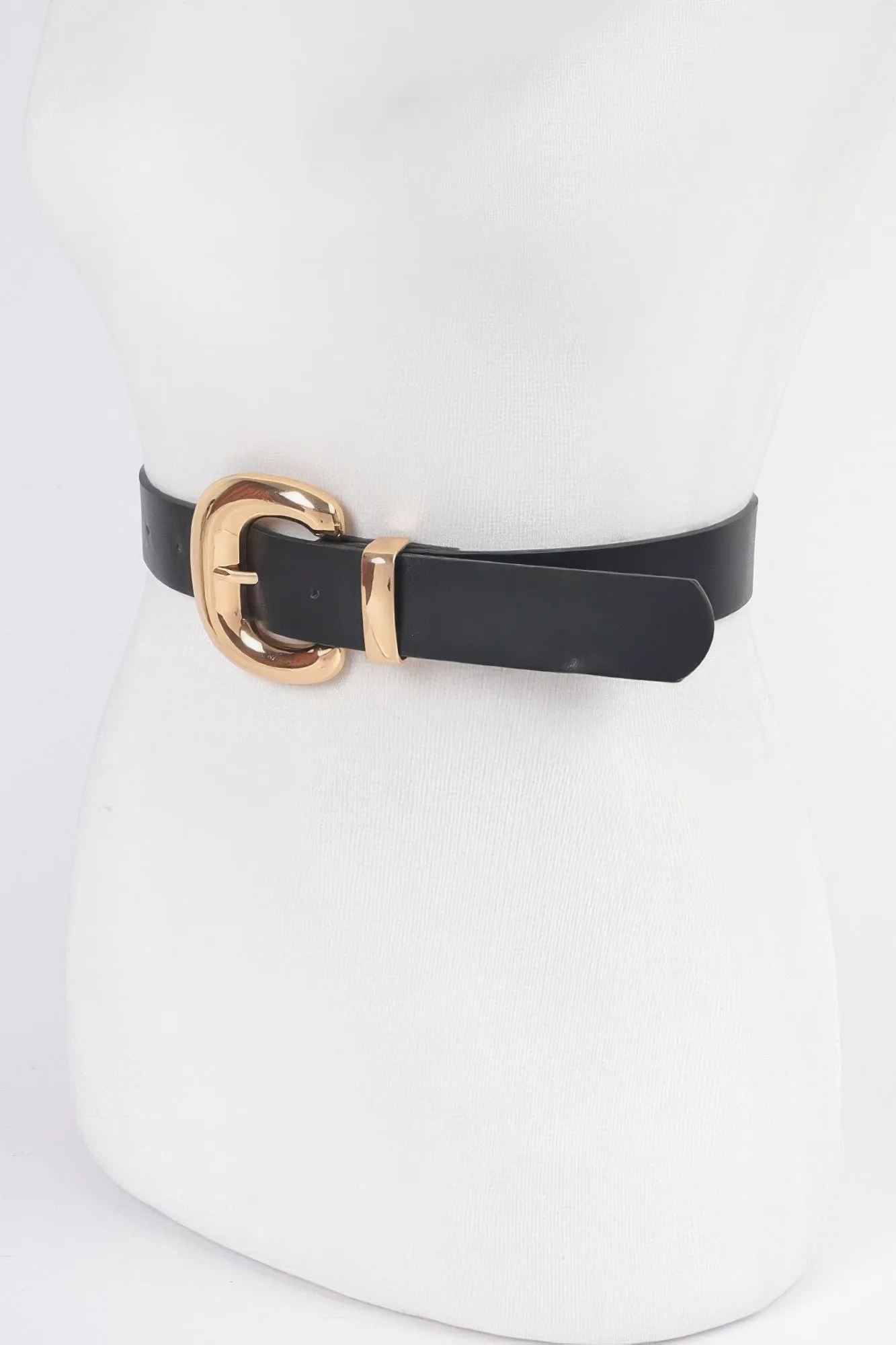 Faux Leather Metal Buckle Belt sold by Unique Kulture product image thumbnail 2