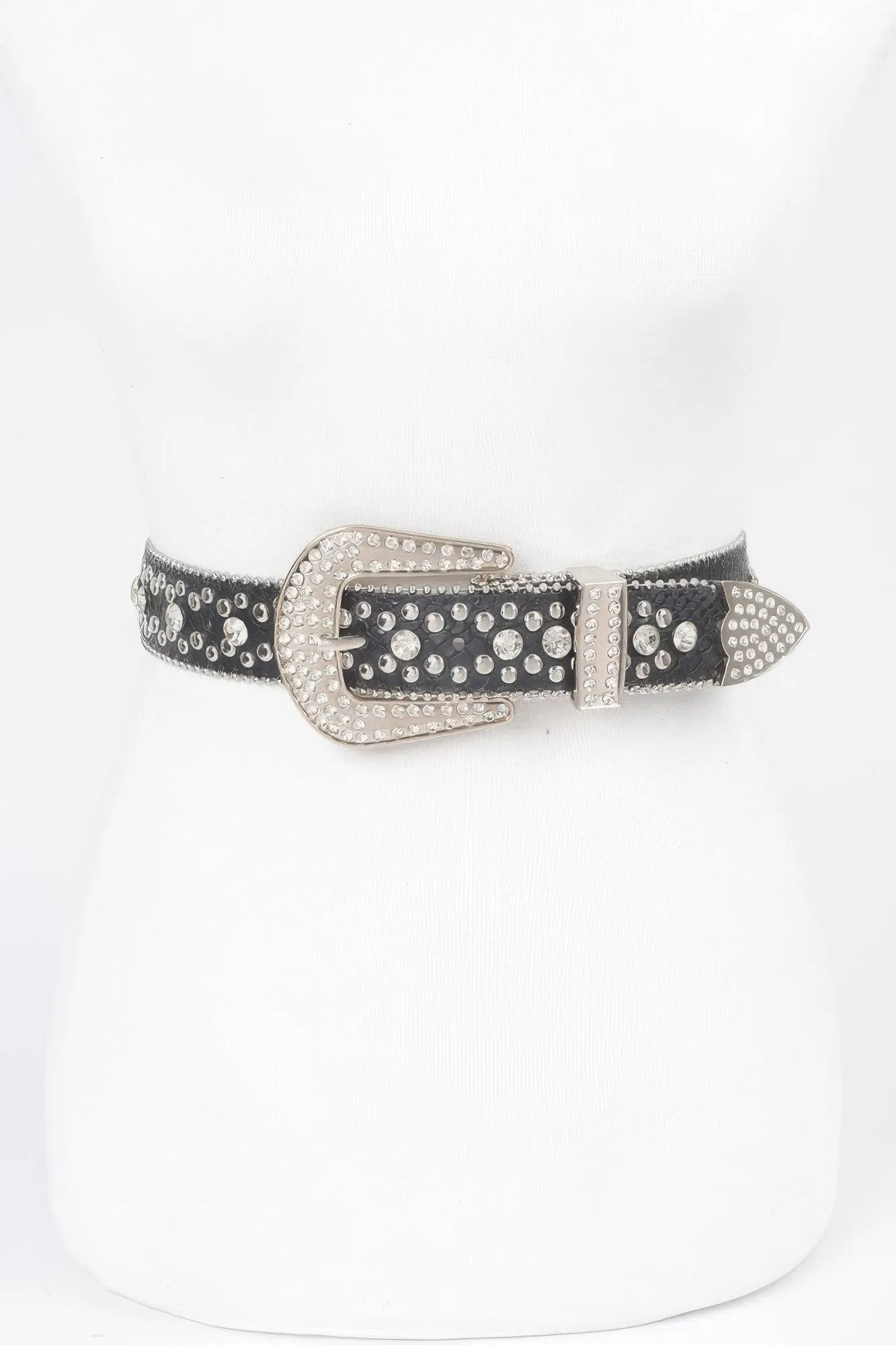 Studded Rhinestone Belt sold by Unique Kulture
