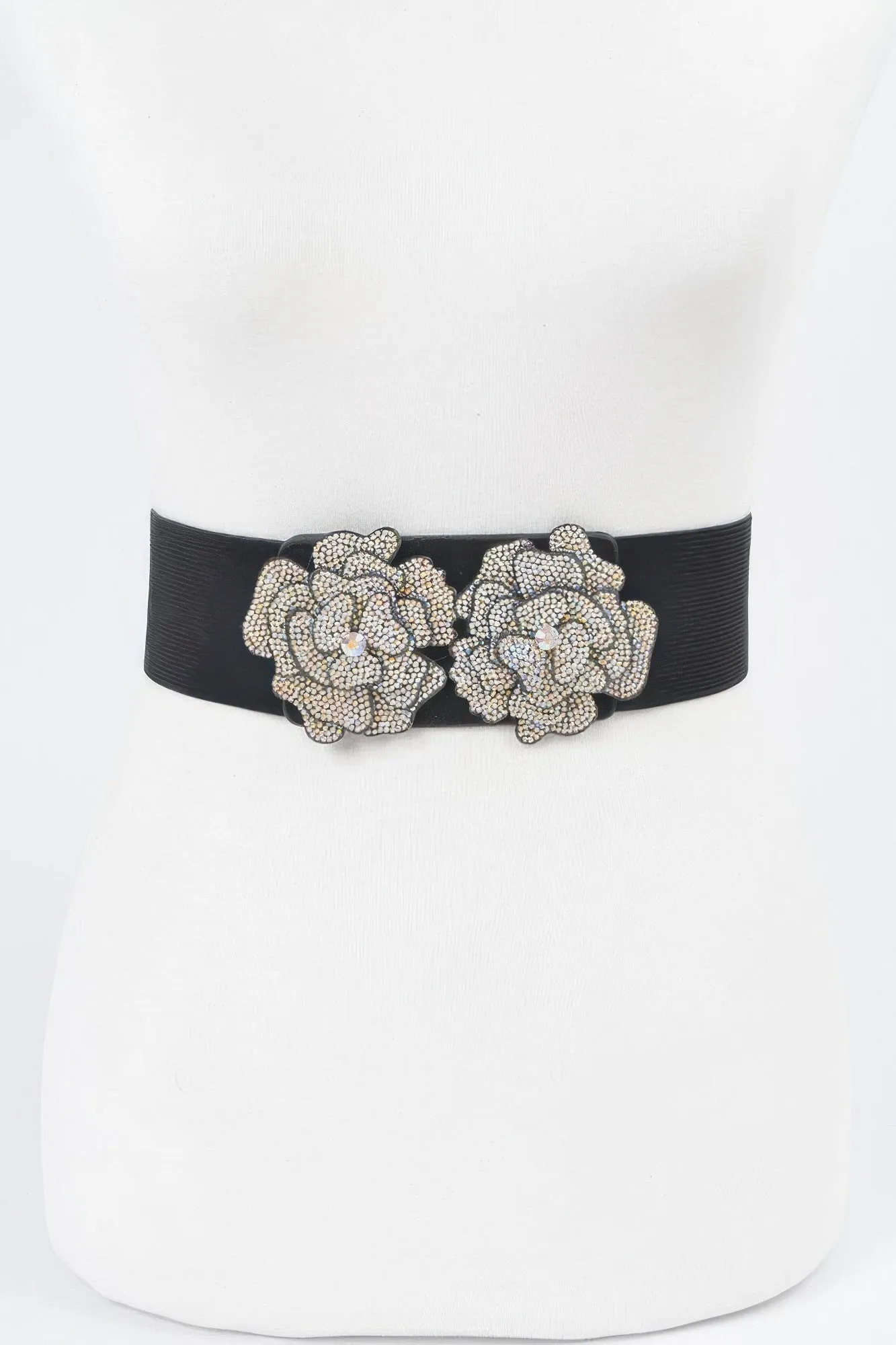 Ab Stone Flower Elastic Belt sold by Unique Kulture