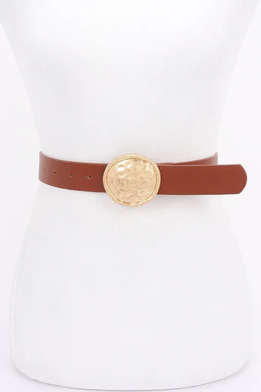 Metal Buckle Pu Belt sold by Unique Kulture