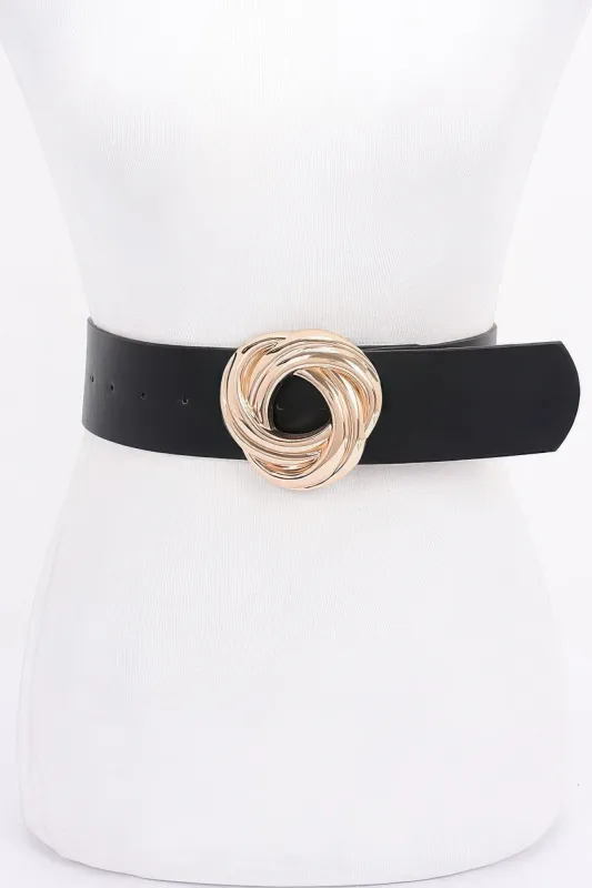 Metal Buckle Pu Belt made by C.C