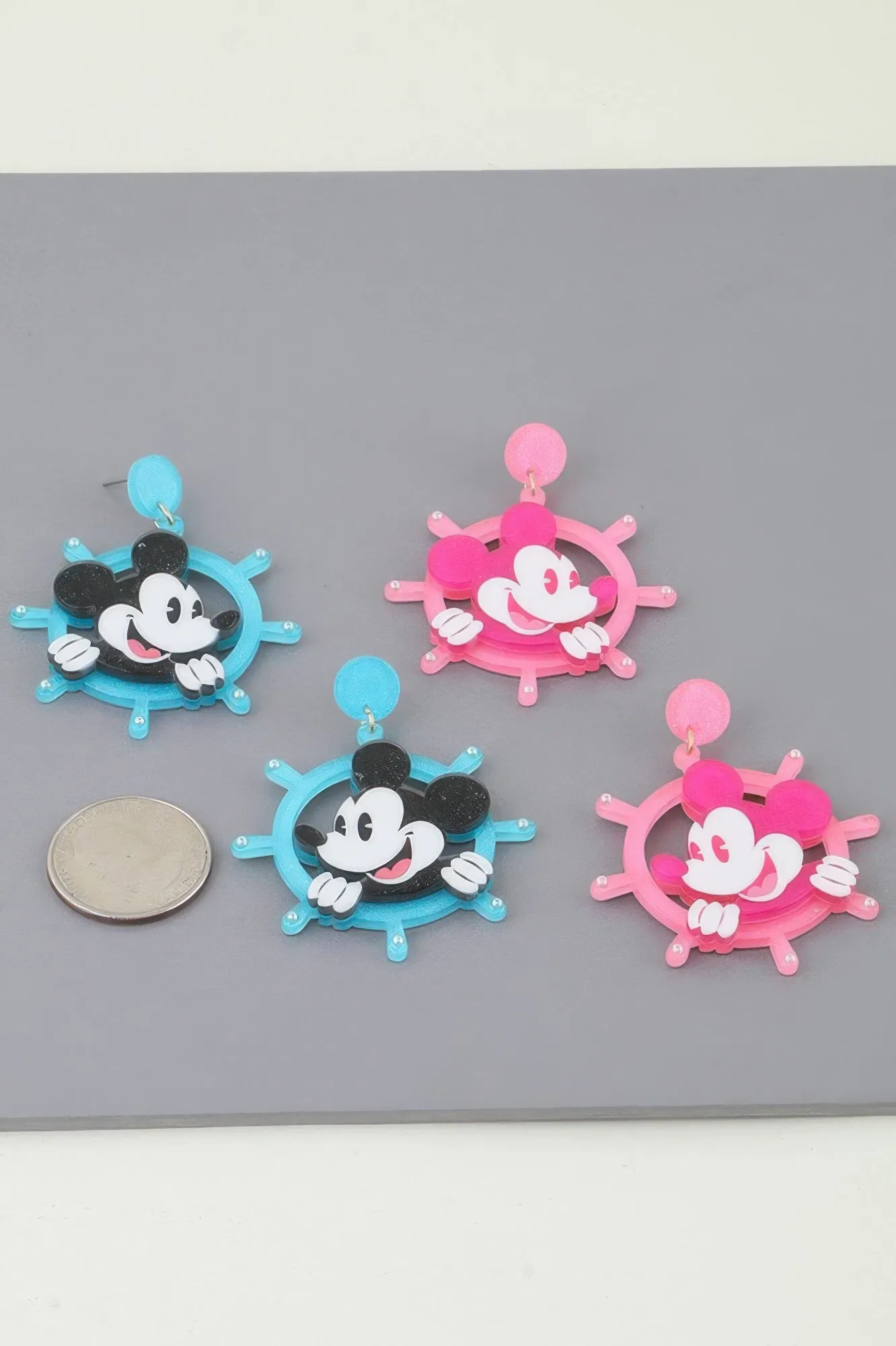 Classic Anchor Mickey Mouse Earrings sold by Unique Kulture product image thumbnail 4