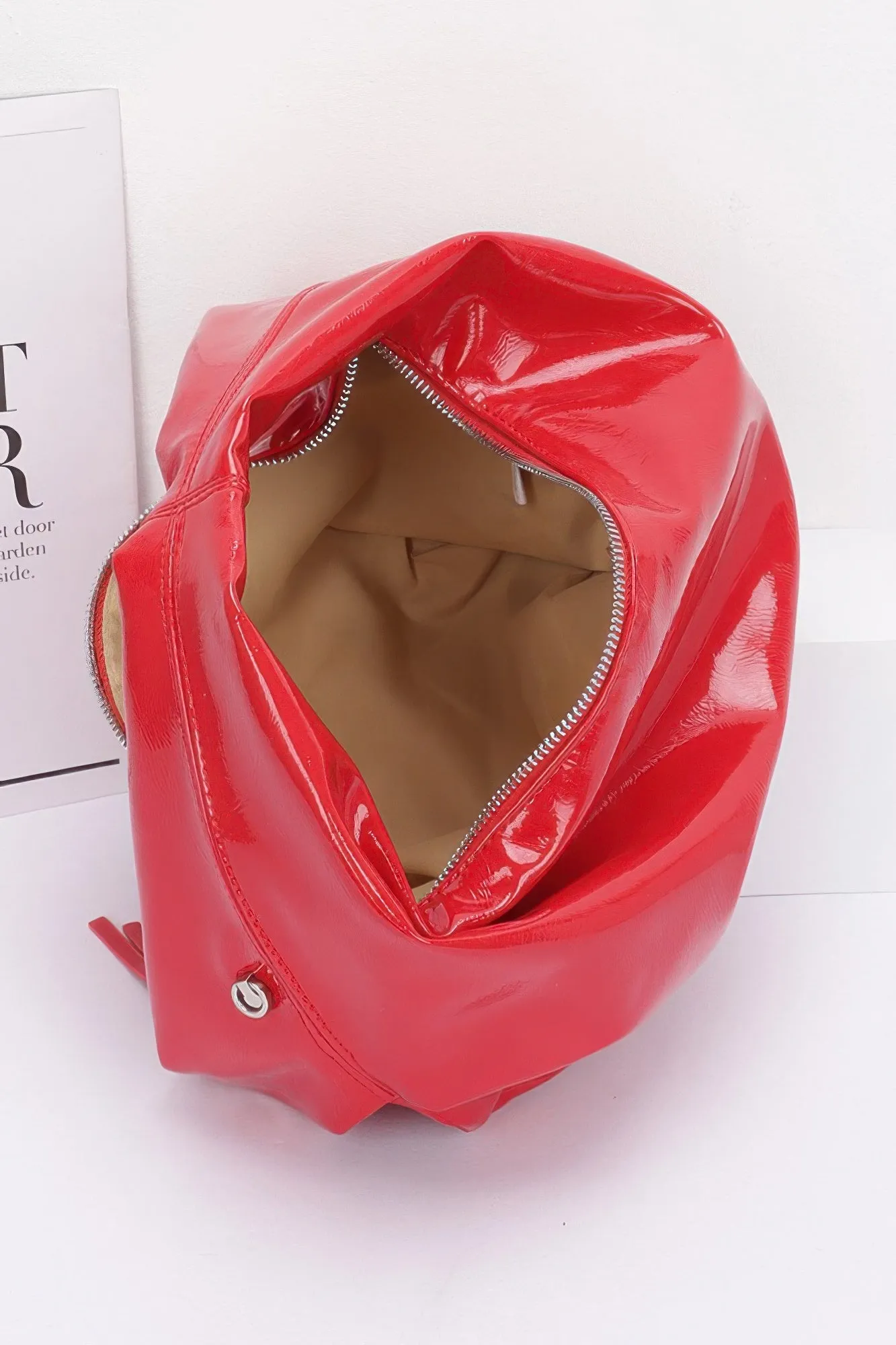 Patent Leather Hobo Bag sold by Unique Kulture product image thumbnail 4