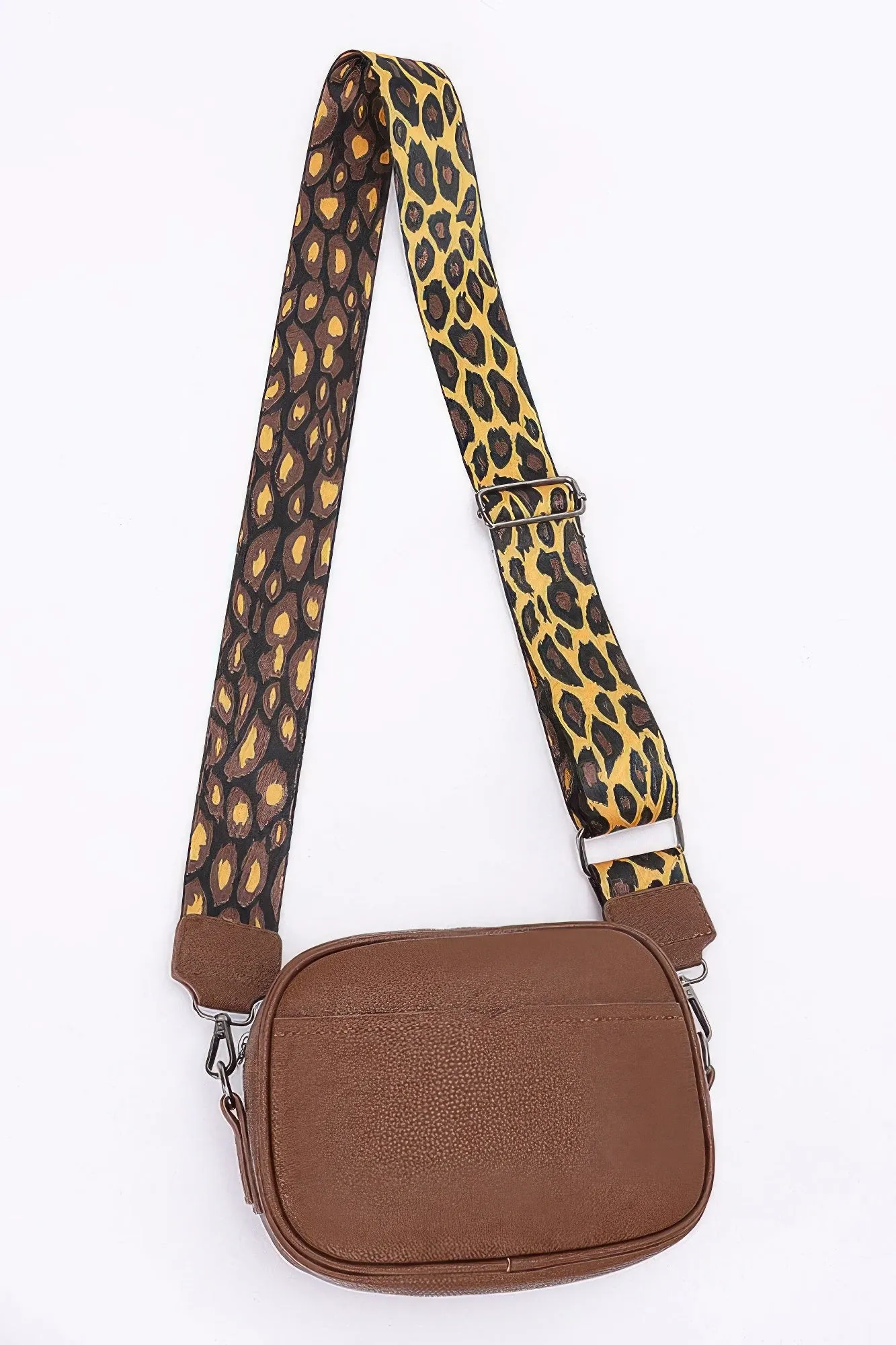 Faux Leather Camera Bag W/leopard Strap sold by Unique Kulture product image thumbnail 5