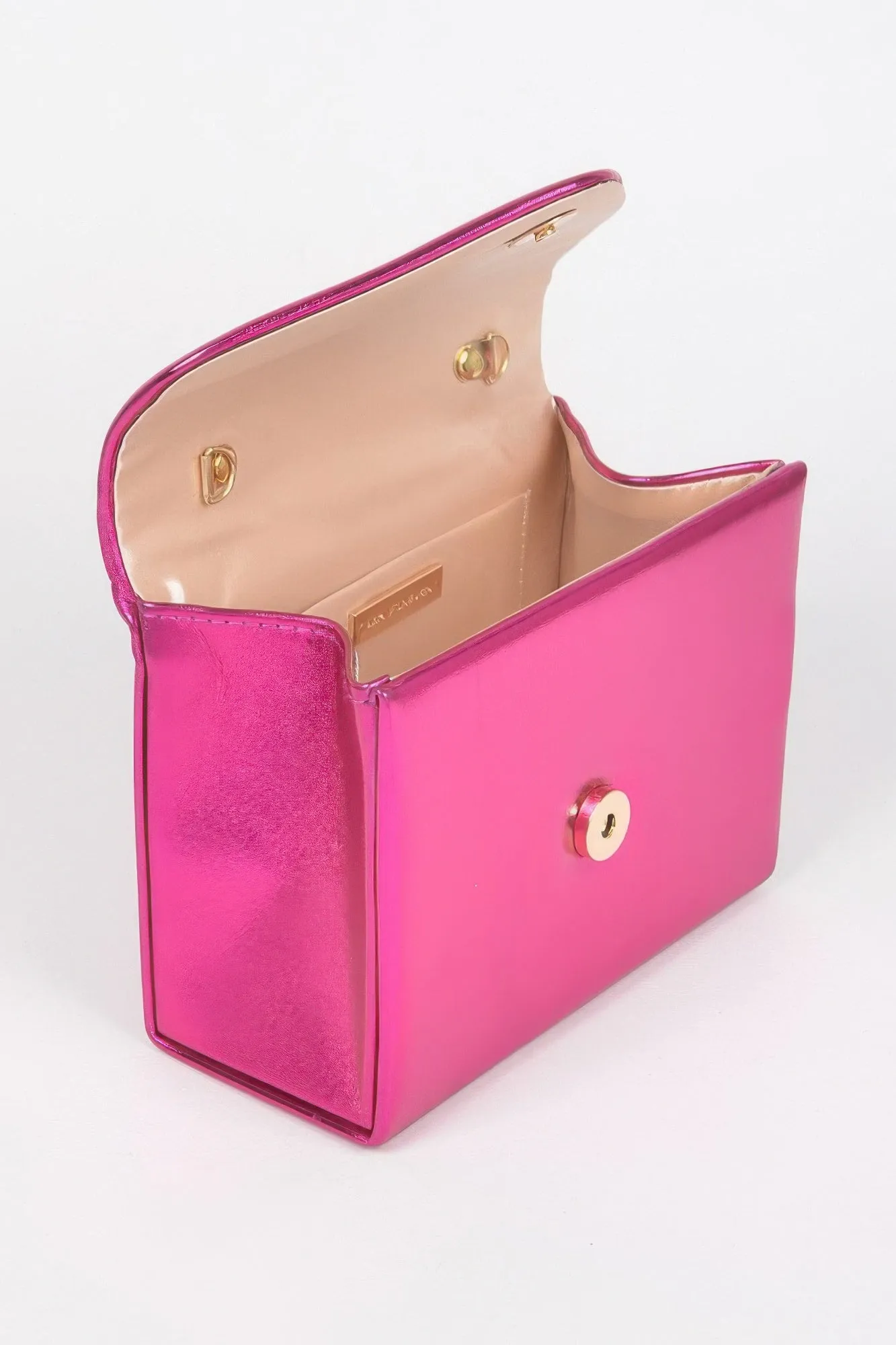 Metallic Metal Handle Crossbody Bag sold by Unique Kulture product image thumbnail 5