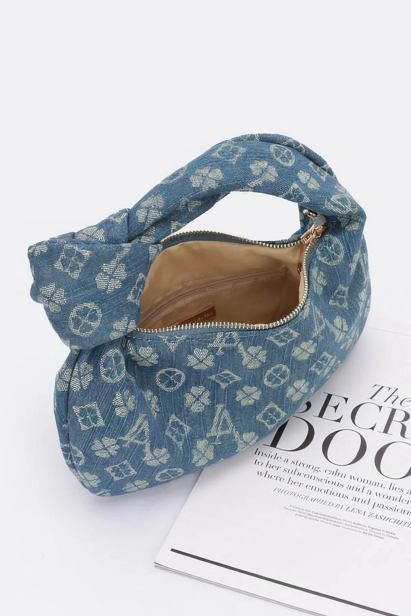 Denim Hobo Bag sold by Unique Kulture product image thumbnail 3