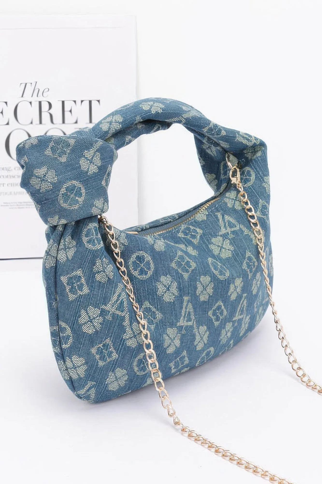 Denim Hobo Bag sold by Unique Kulture product image thumbnail 2