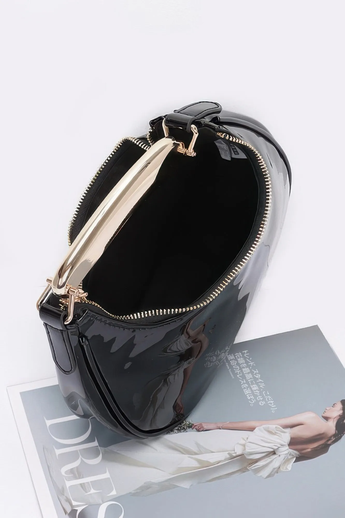 Enamel Metal Handle Bag sold by Unique Kulture product image thumbnail 5