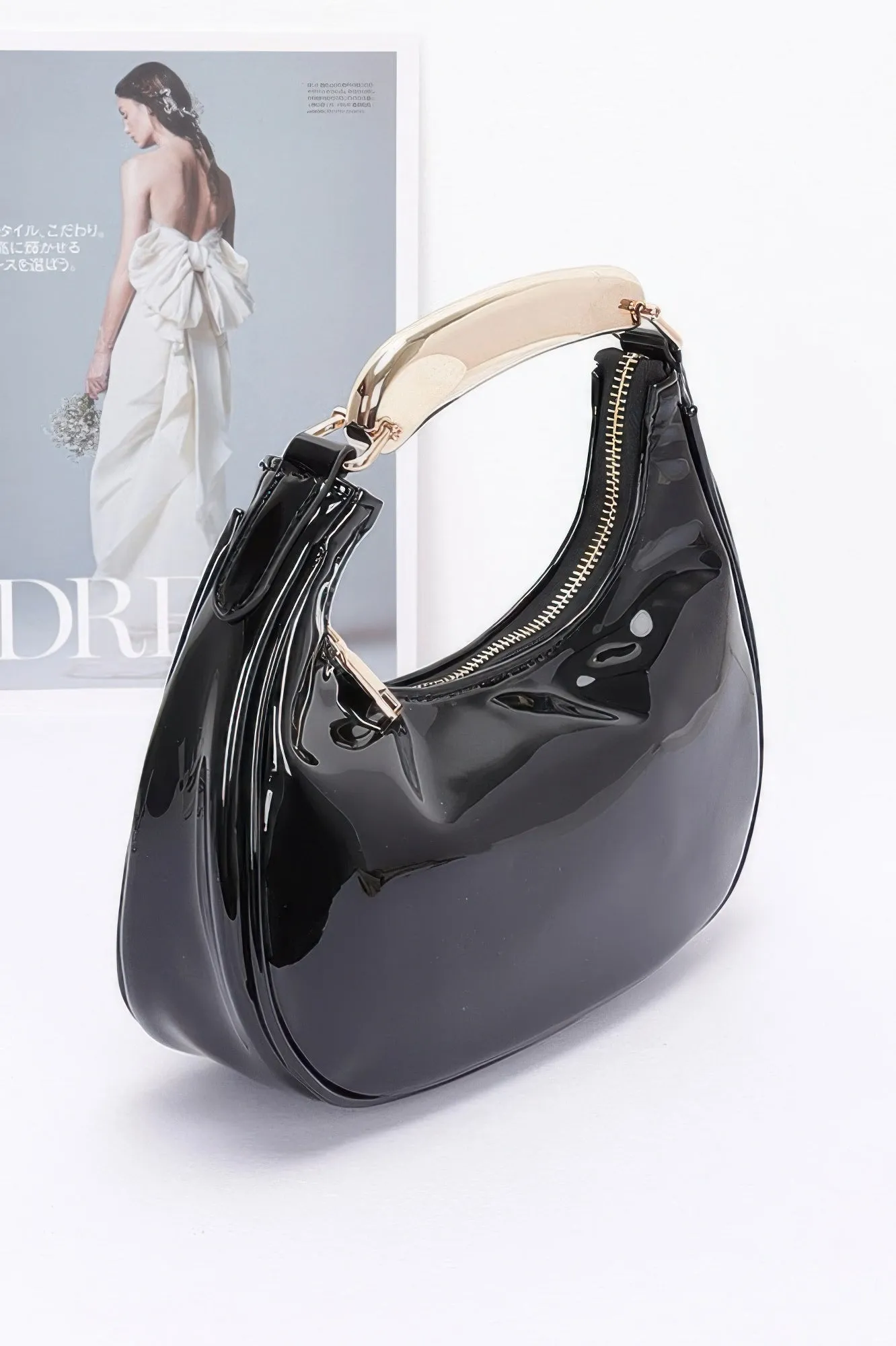 Enamel Metal Handle Bag sold by Unique Kulture product image thumbnail 2