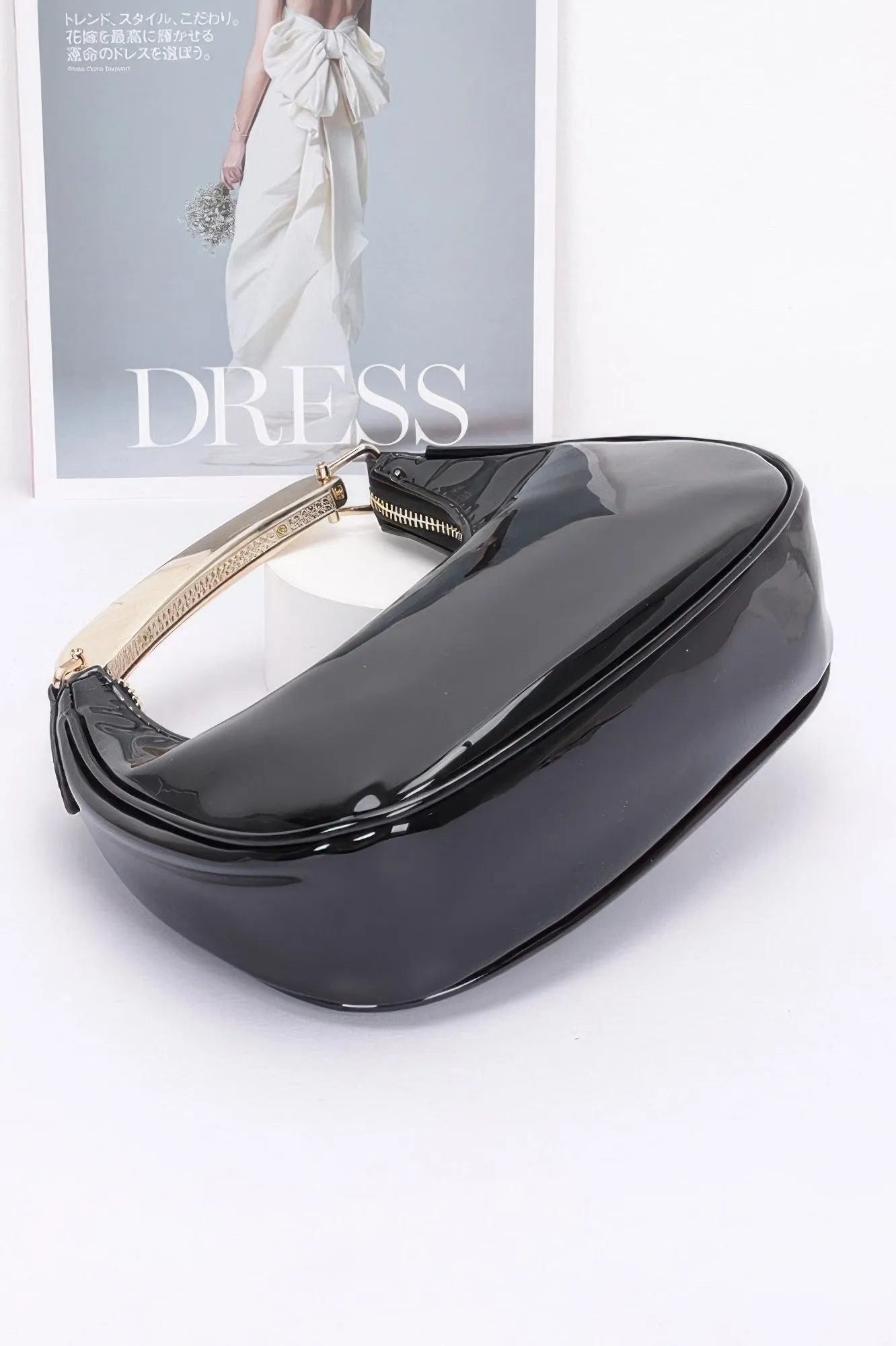 Enamel Metal Handle Bag sold by Unique Kulture product image thumbnail 3