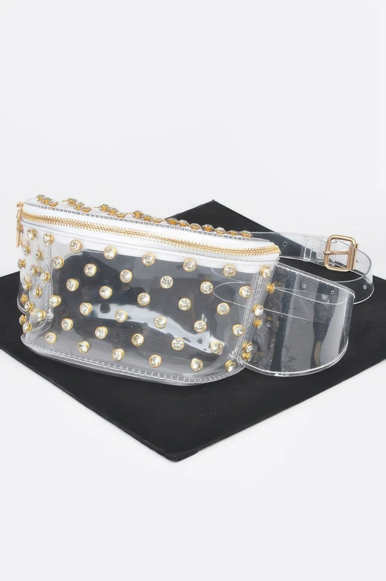 Transparent Rhinestone Studded Fanny Pack sold by Unique Kulture product image thumbnail 3