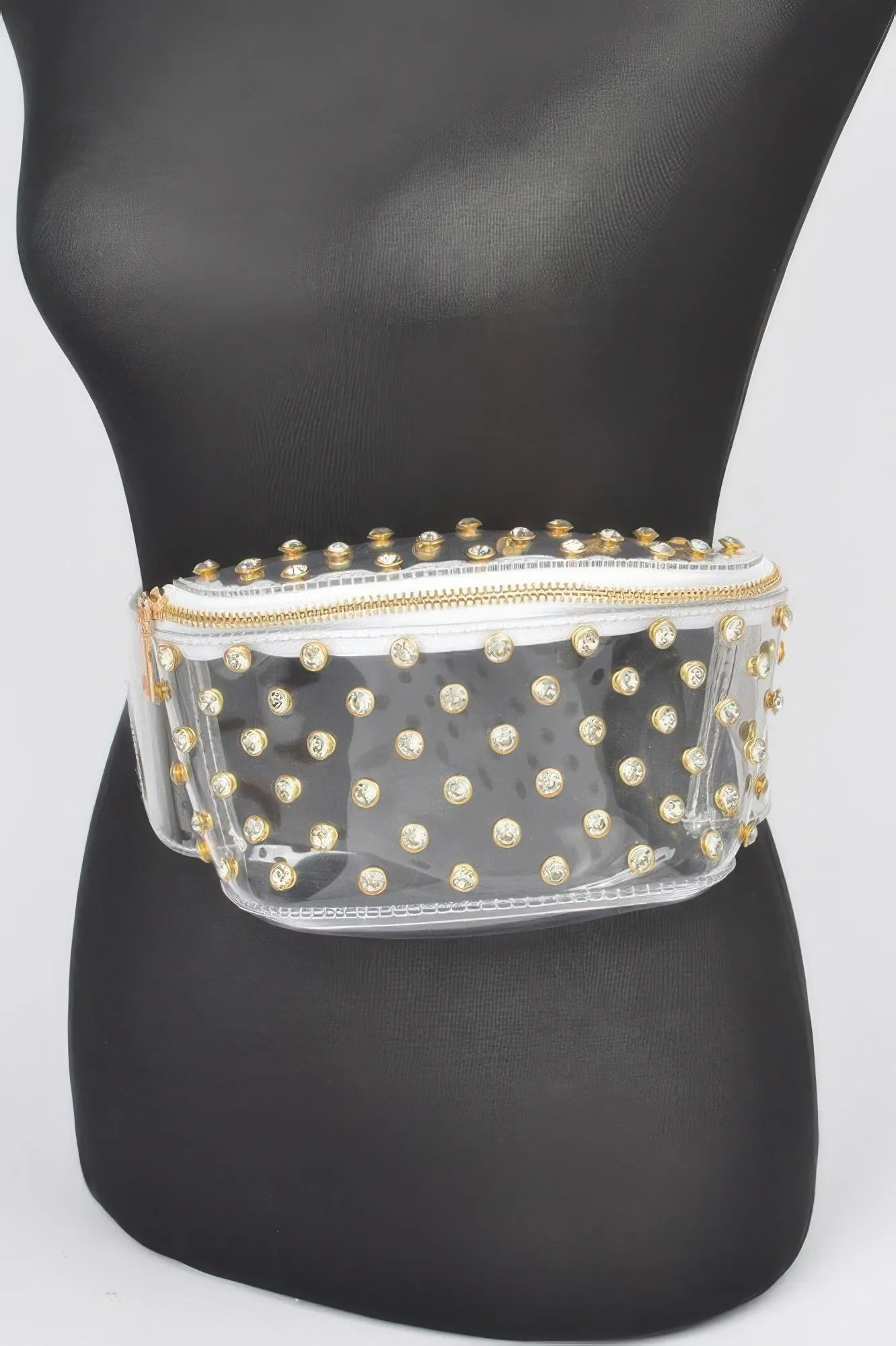 Transparent Rhinestone Studded Fanny Pack sold by Unique Kulture product image thumbnail 2