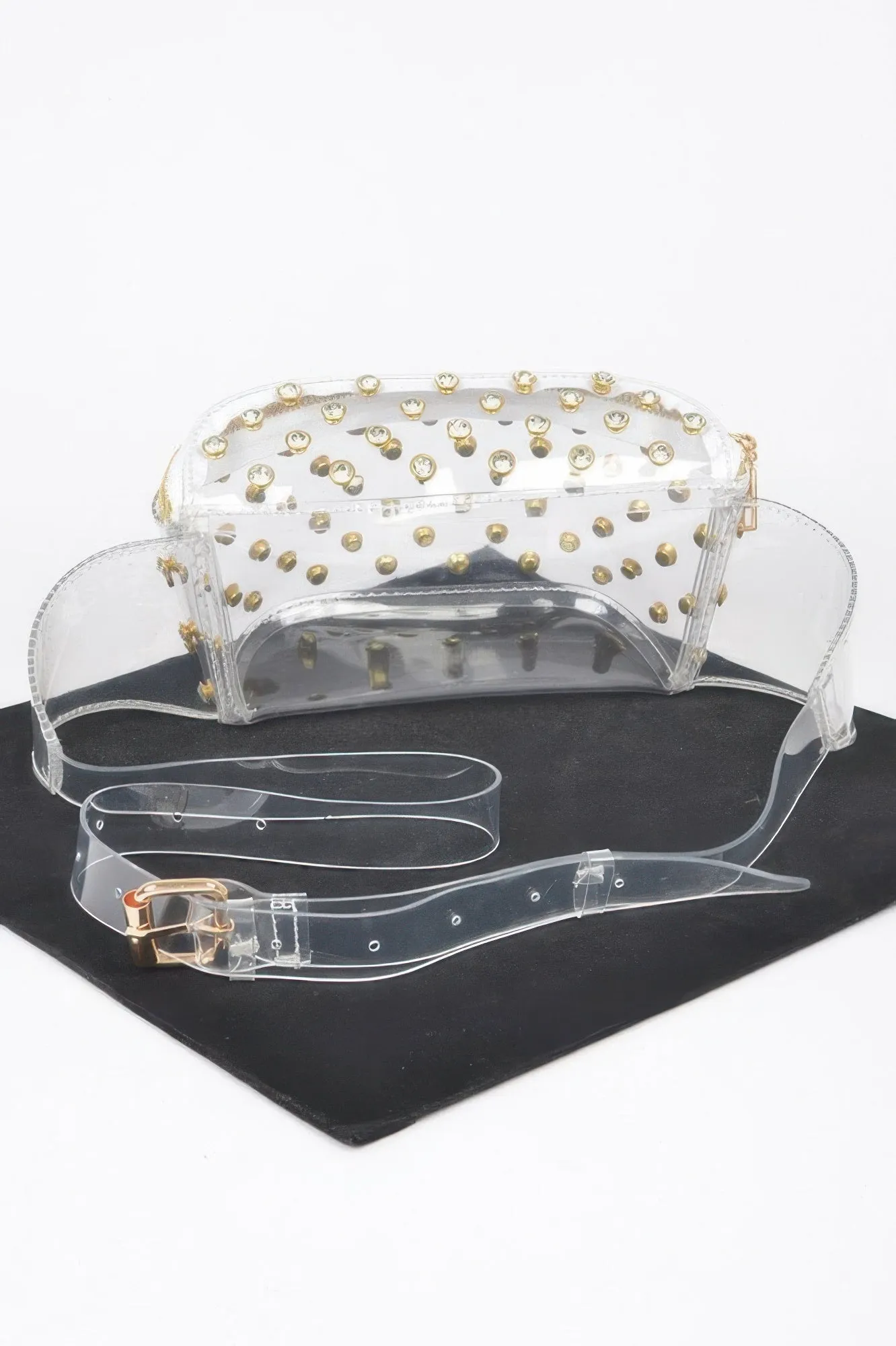 Transparent Rhinestone Studded Fanny Pack sold by Unique Kulture product image thumbnail 4