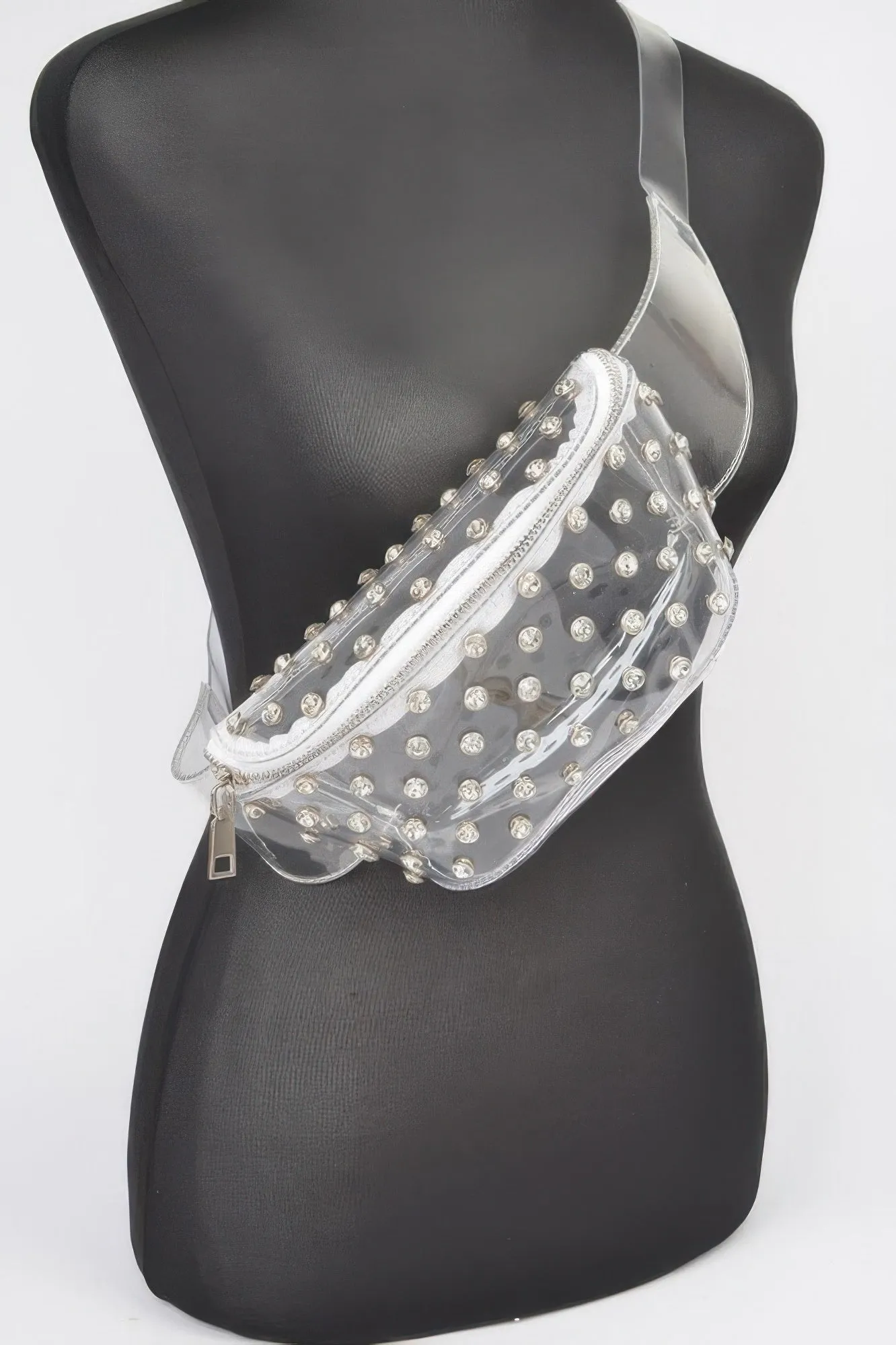 Transparent Rhinestone Studded Fanny Pack sold by Unique Kulture product image thumbnail 5
