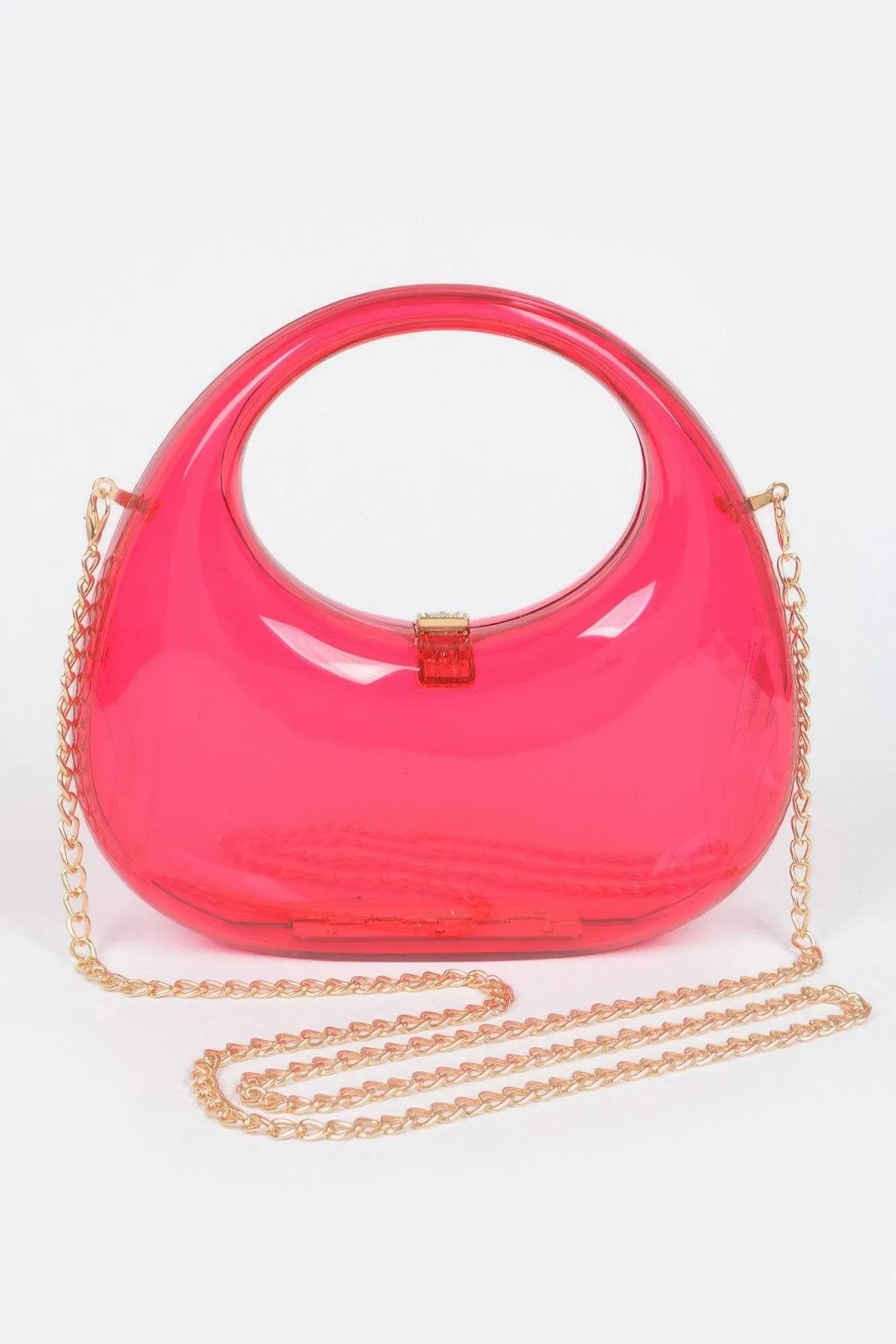 Transparent Acrylic Clutch sold by Unique Kulture