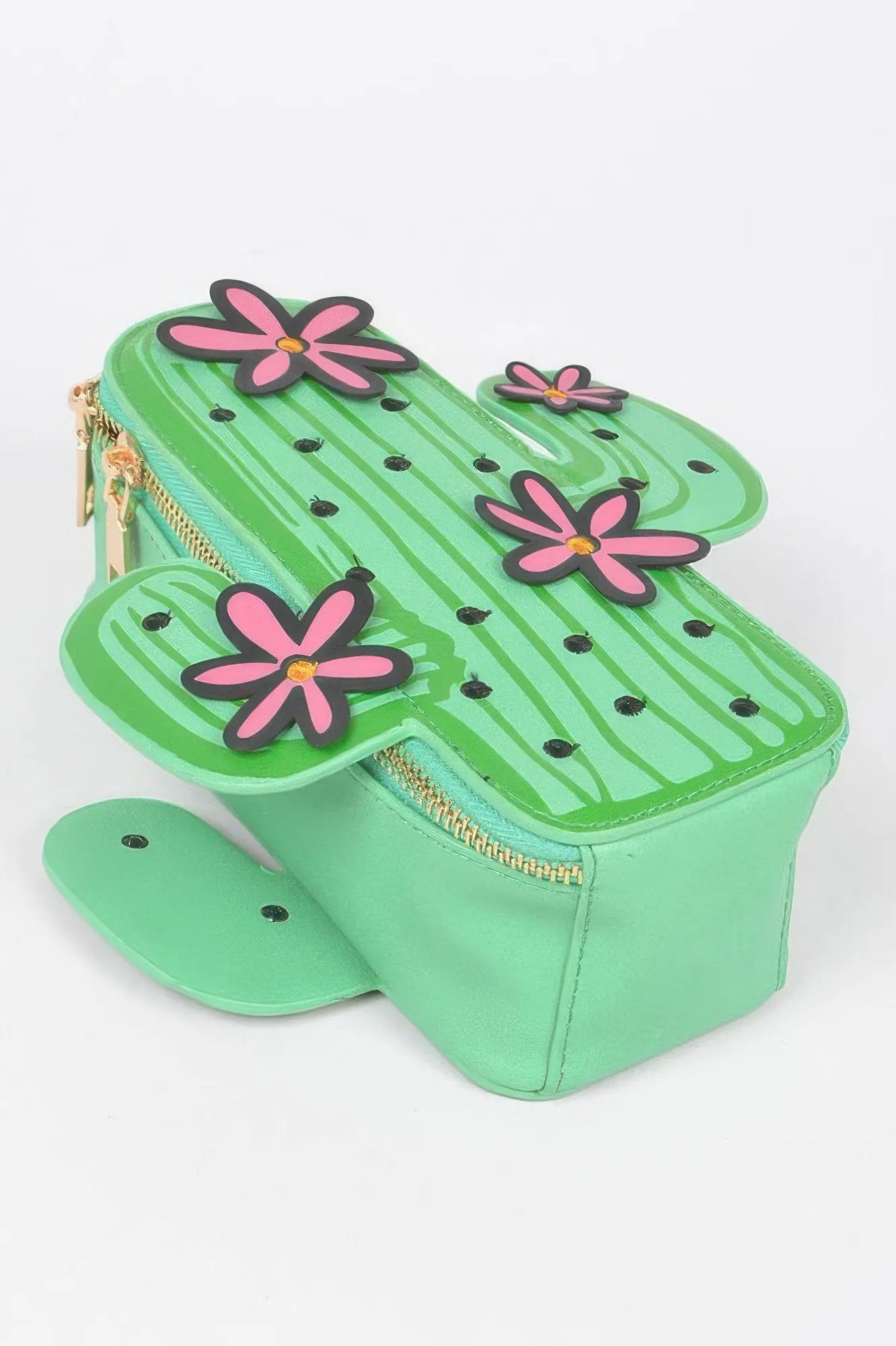 Faux Leather Cactus Crossbody Bag sold by Unique Kulture product image thumbnail 3