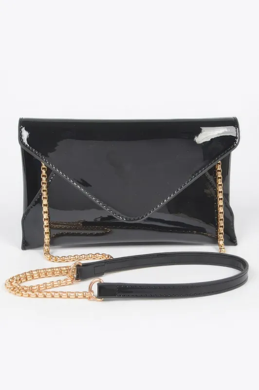 Enamel Envelope Clutch made by C.C